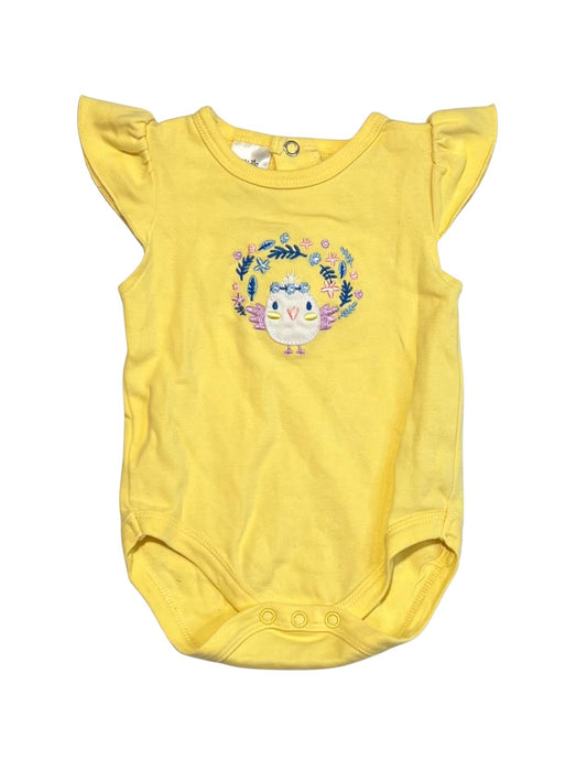 Yellow chick bodysuit - Size 000