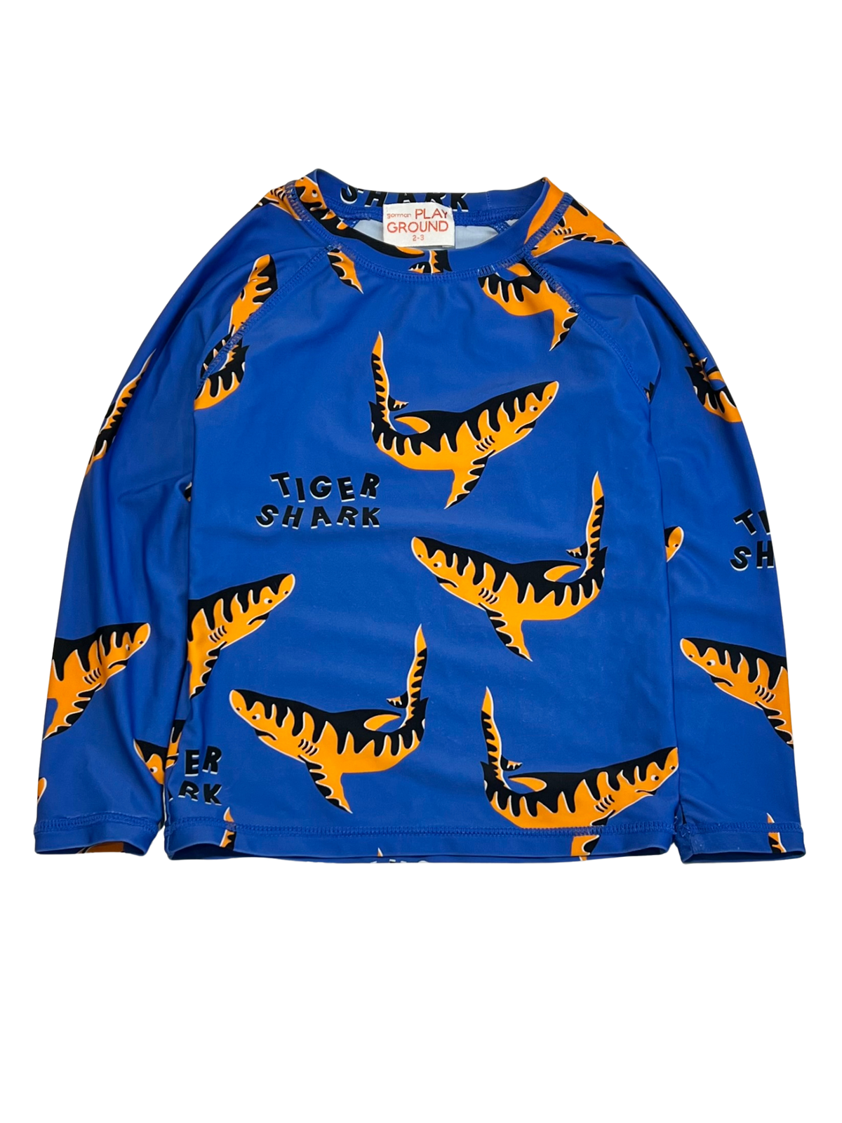 Tiger shark rashie - Size 2-3