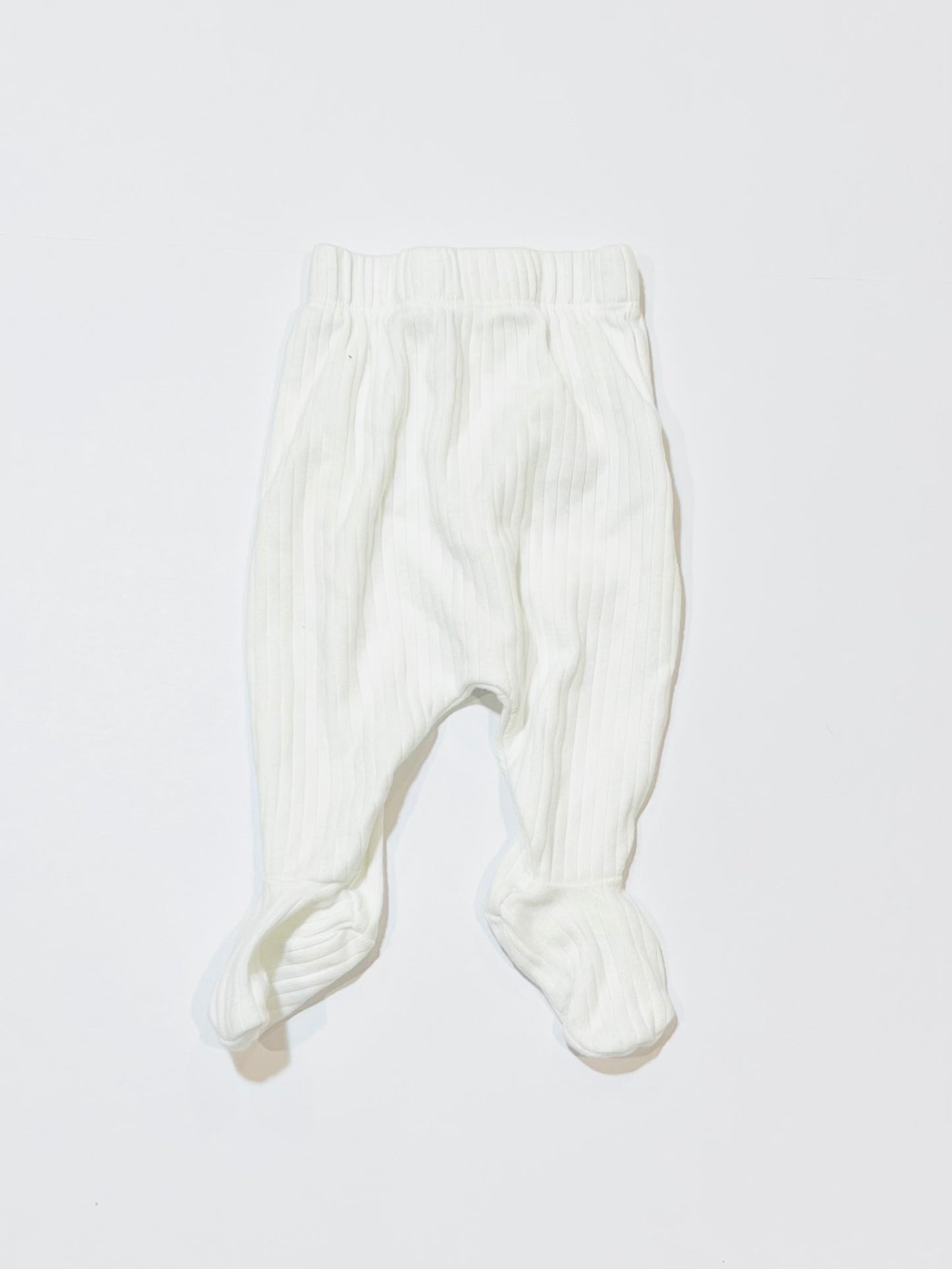 White ribbed pants - Size 0000
