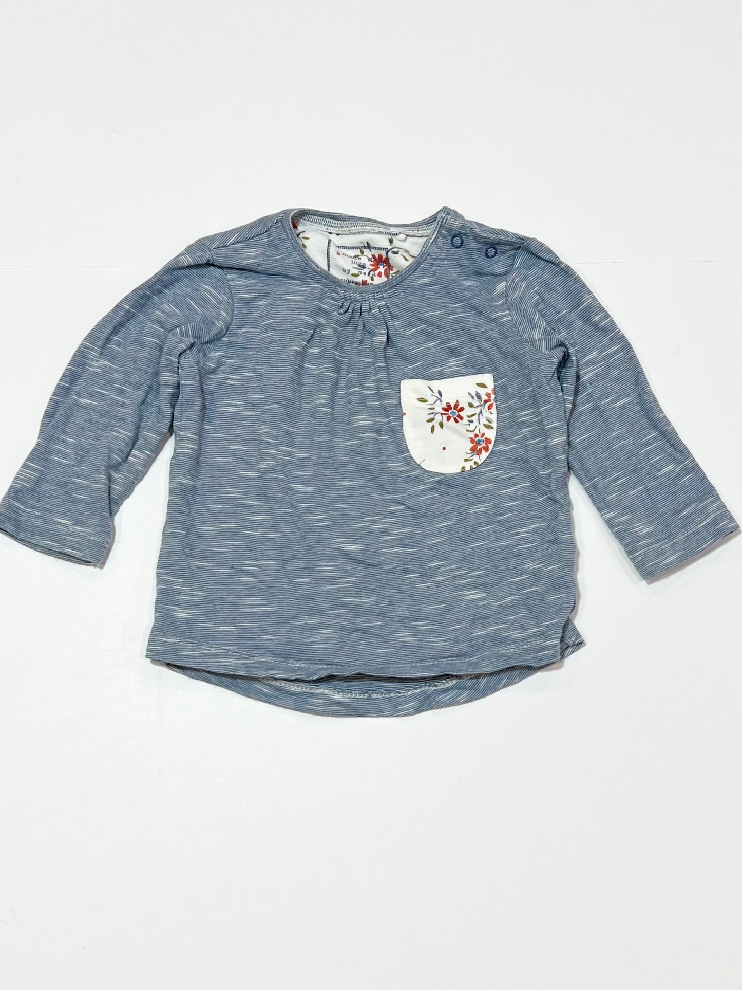 Blue pocket top - Size 00