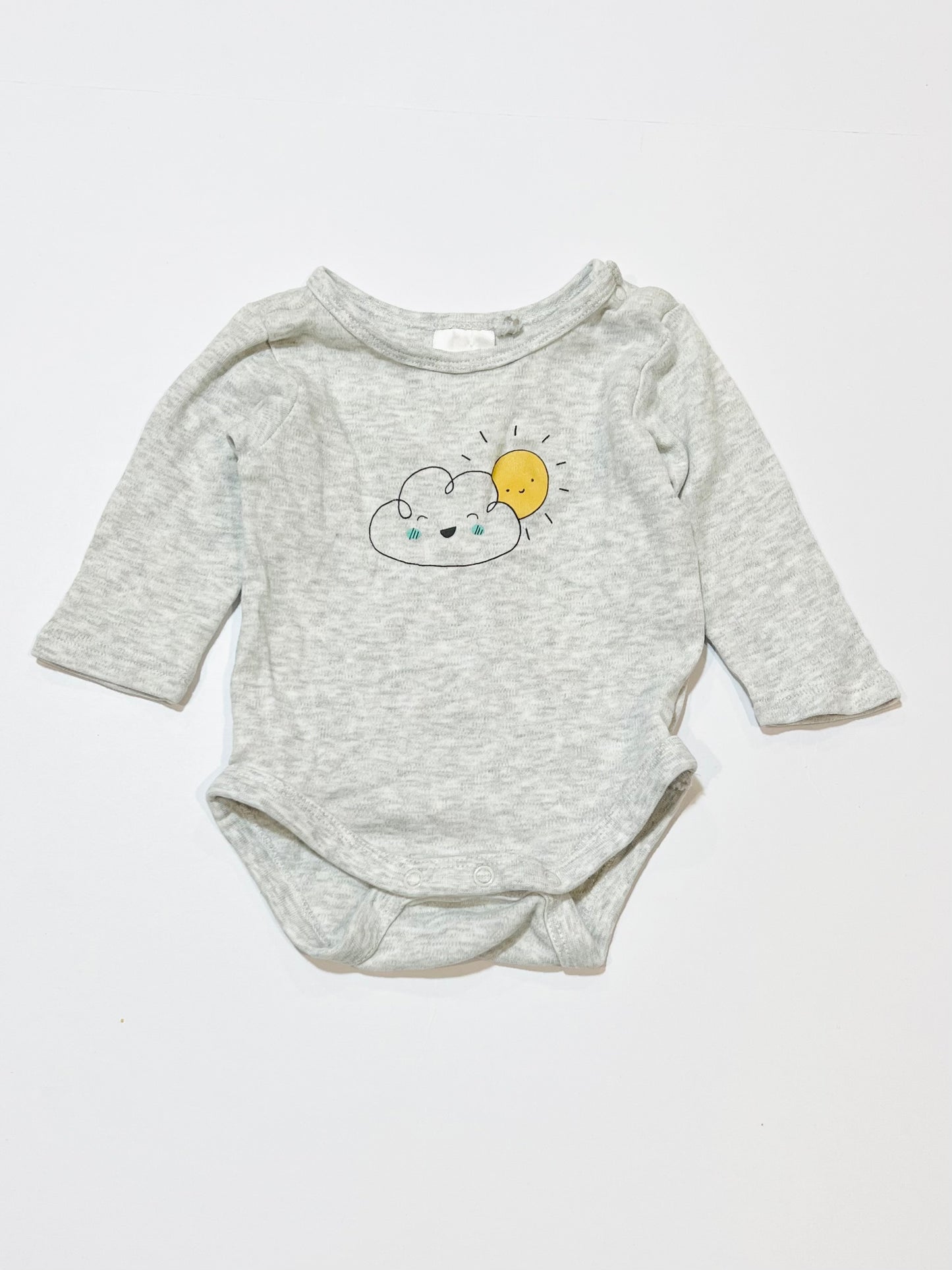 Grey cloud bodysuit - Size 0000