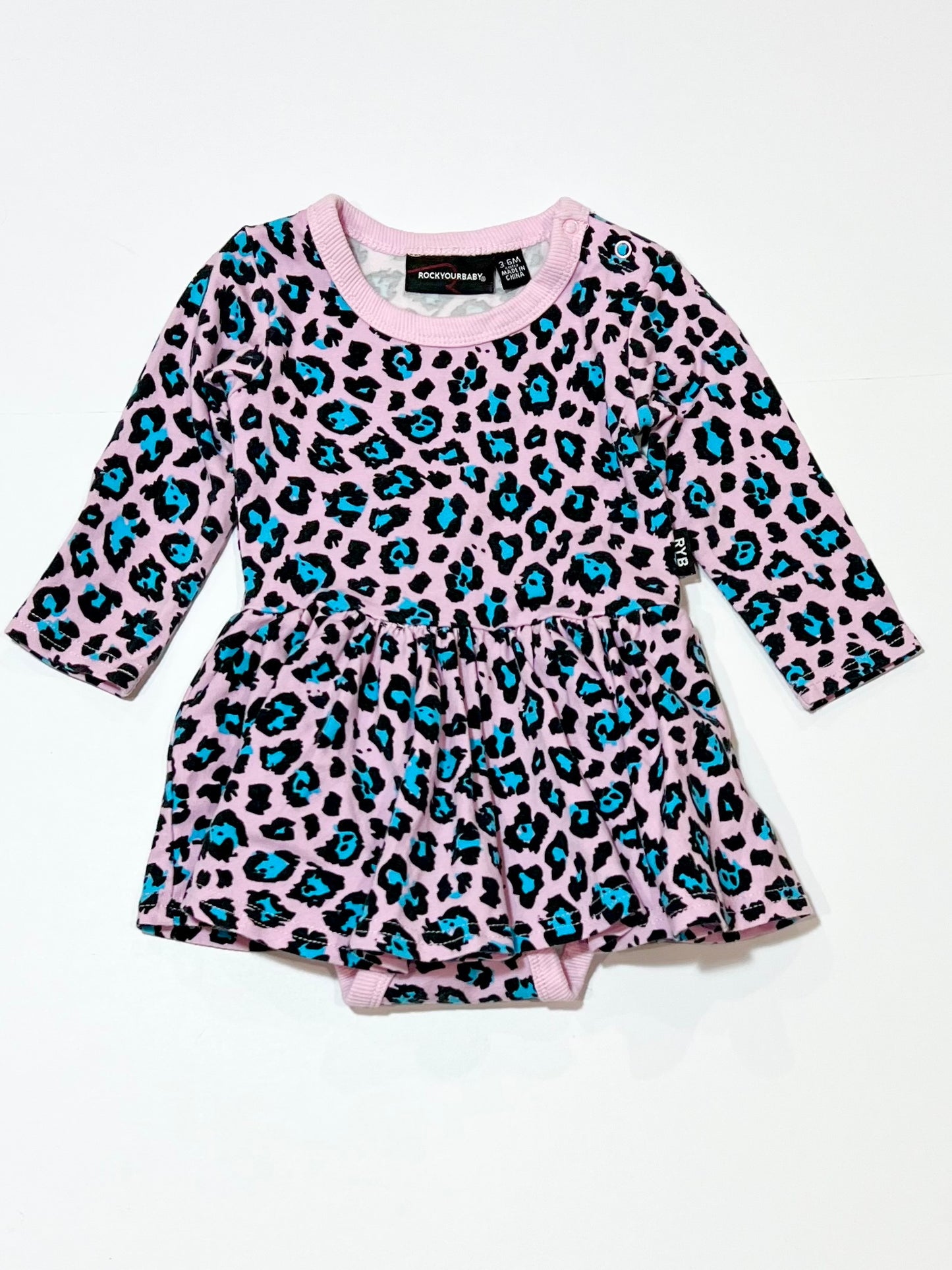 Animal print jersey dress - Size 00