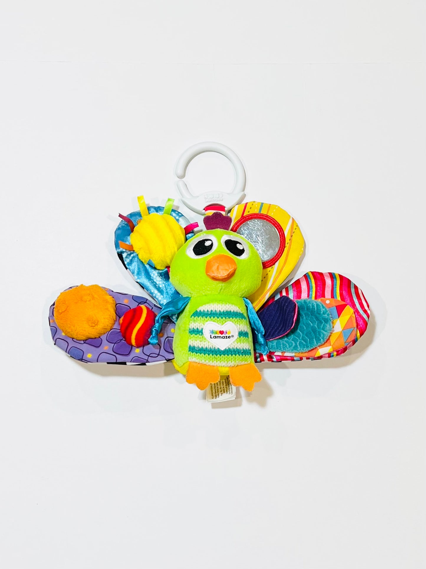 Colourful bird pram toy
