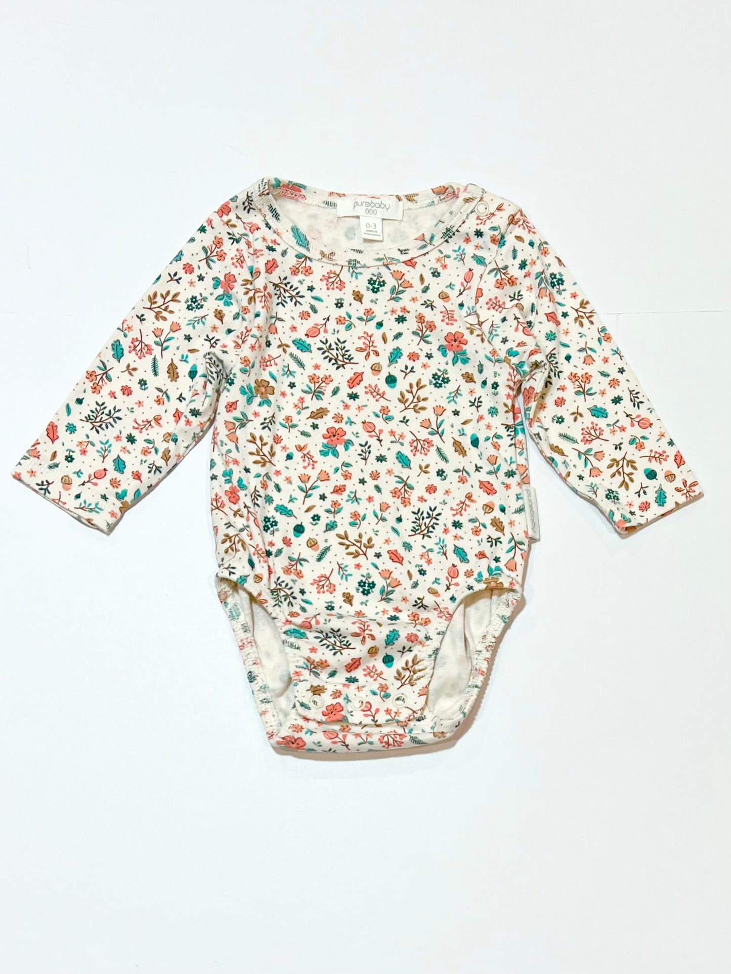 Floral ribbed bodysuit - Size 000