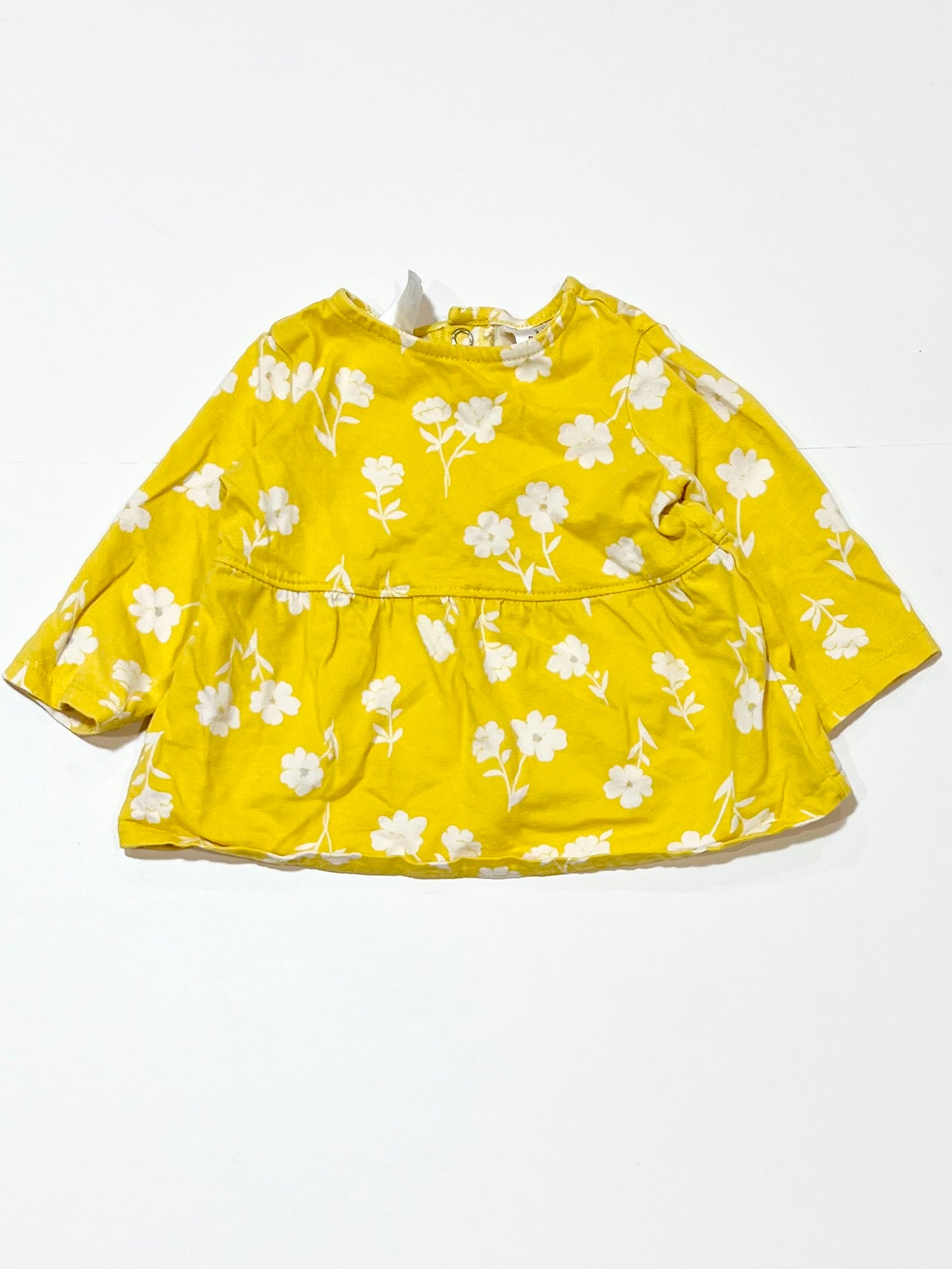 Yellow flower top - Size 000