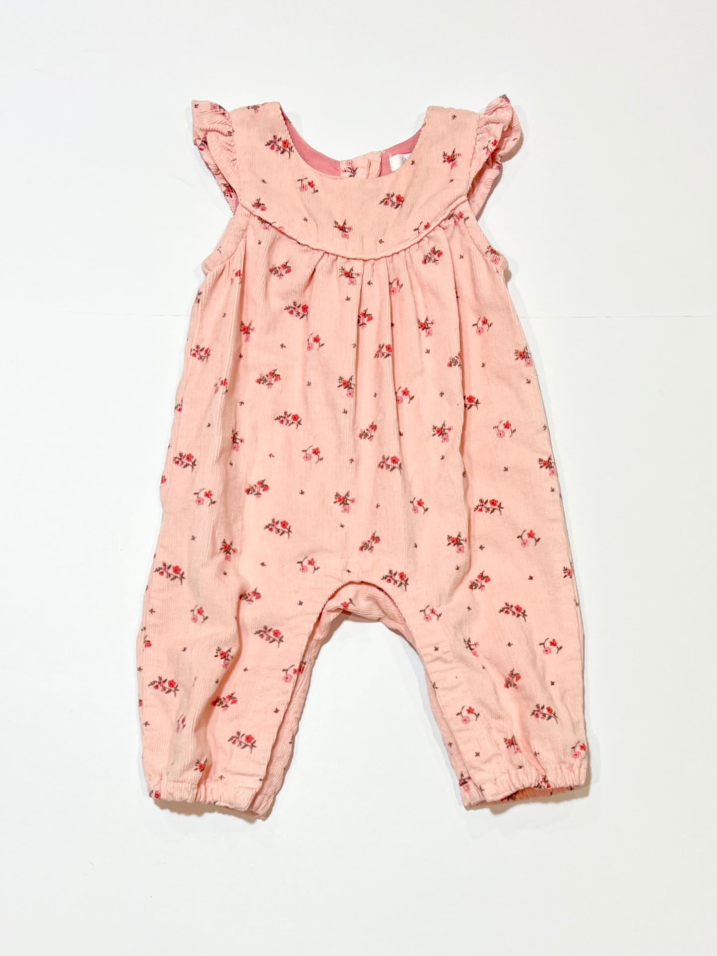 Floral corduroy overalls - Size 000