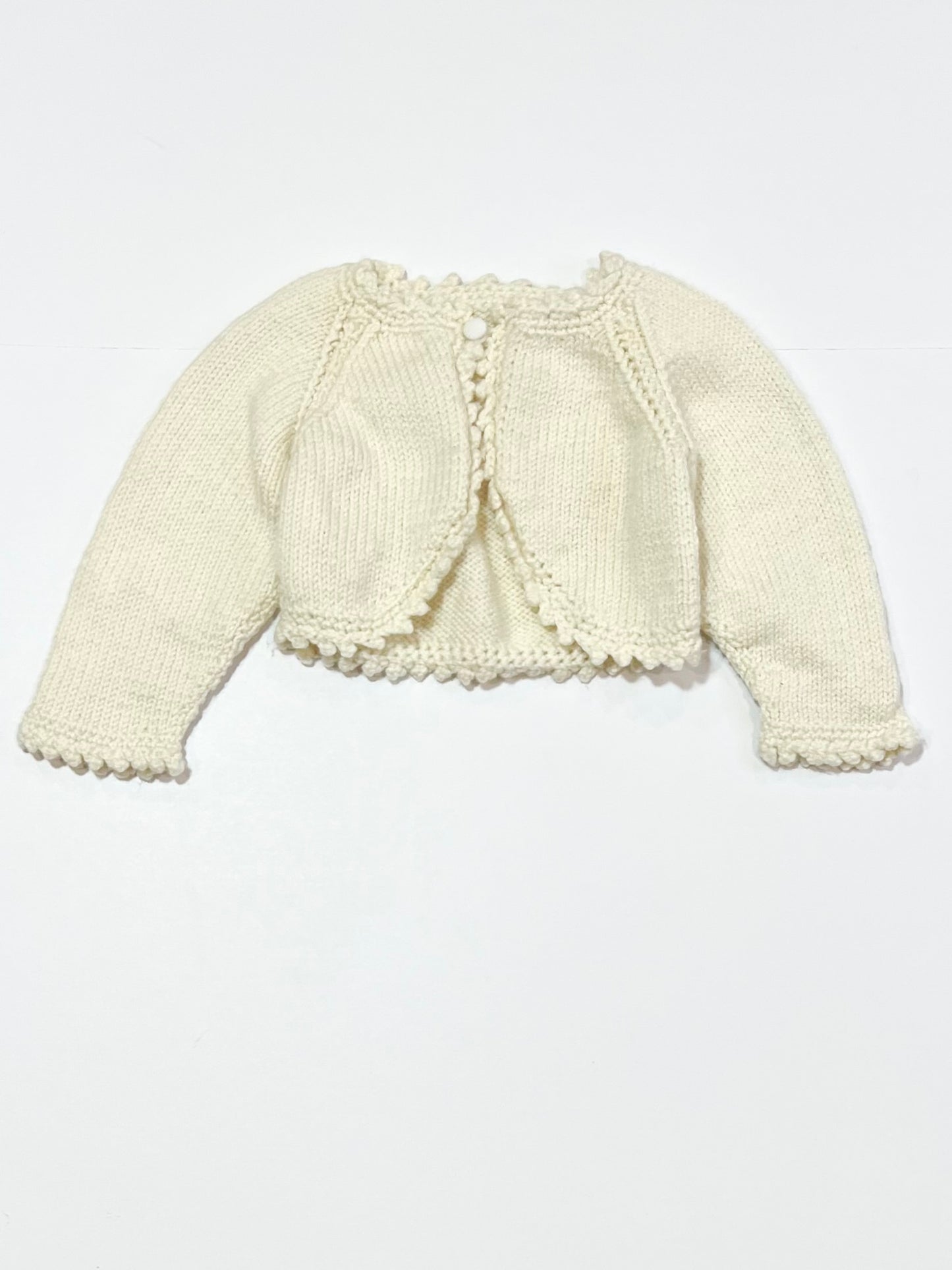 Woollen cropped cardigan - Size 000