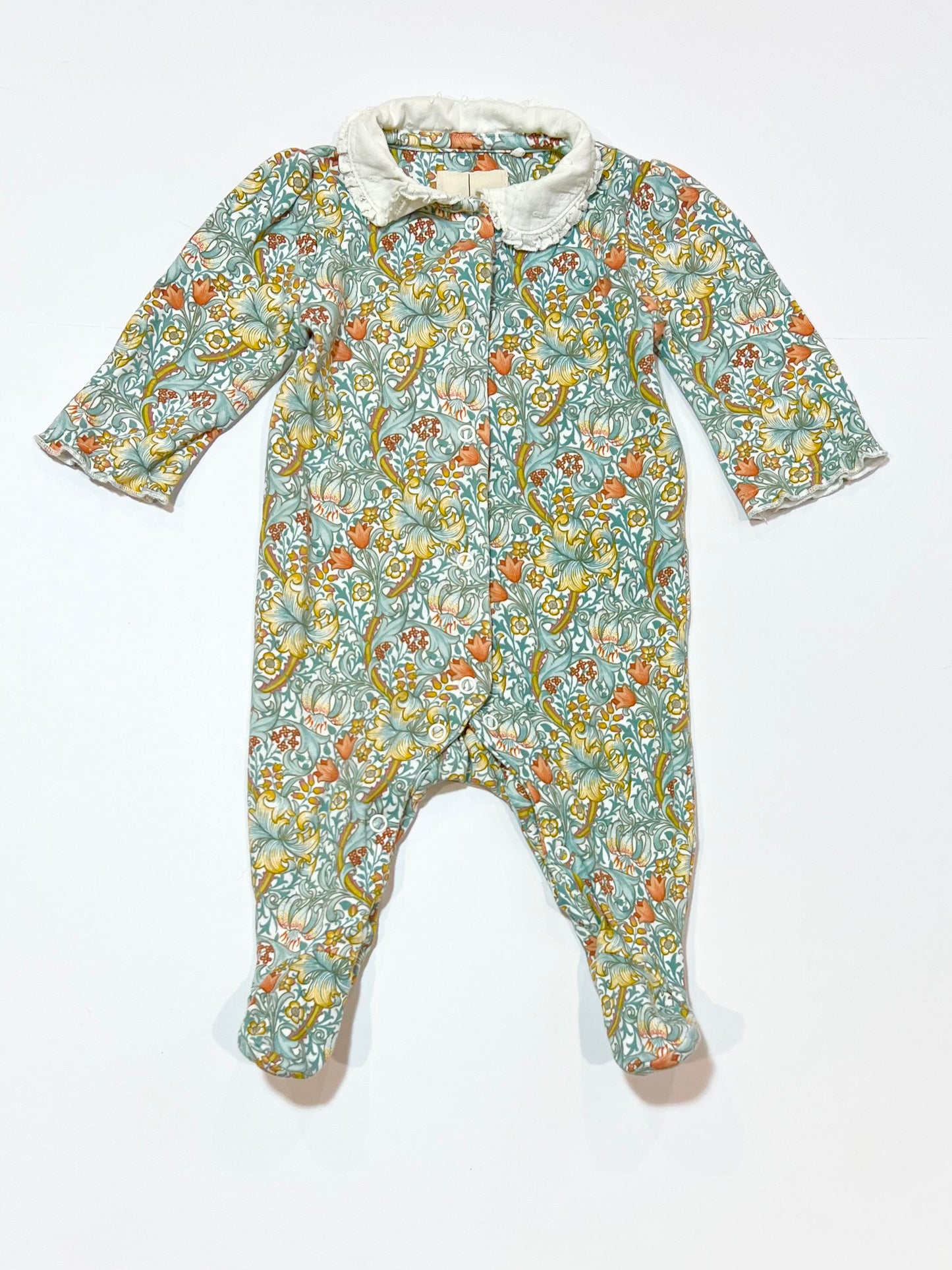 Collared leafy onesie - Size 000