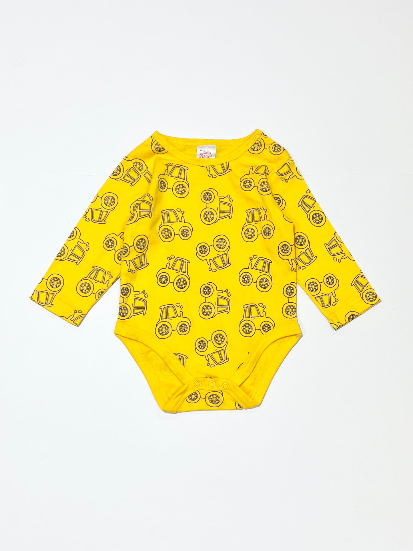 Yellow tractor bodysuit - Size 00