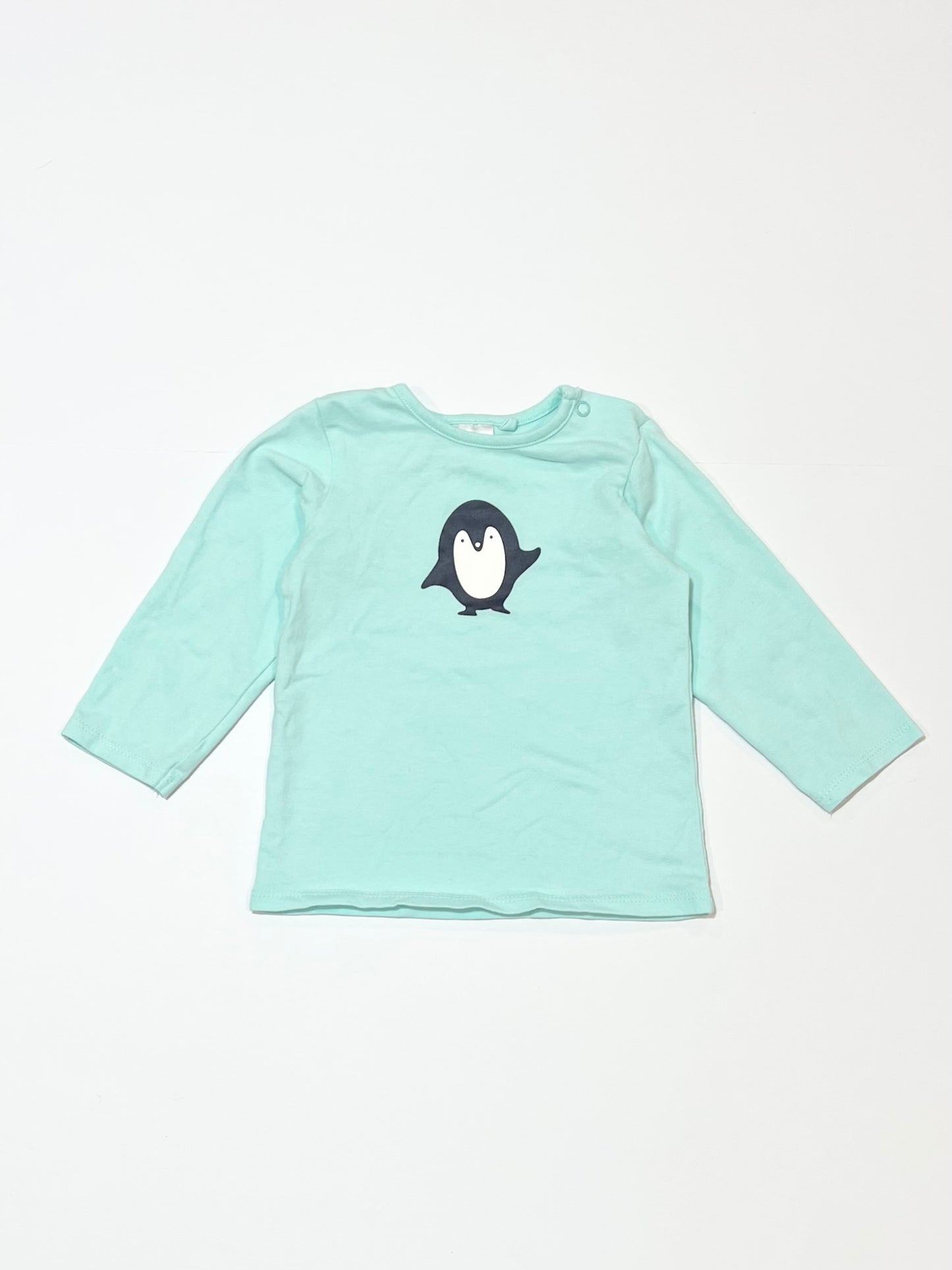 Green penguin top - Size 00