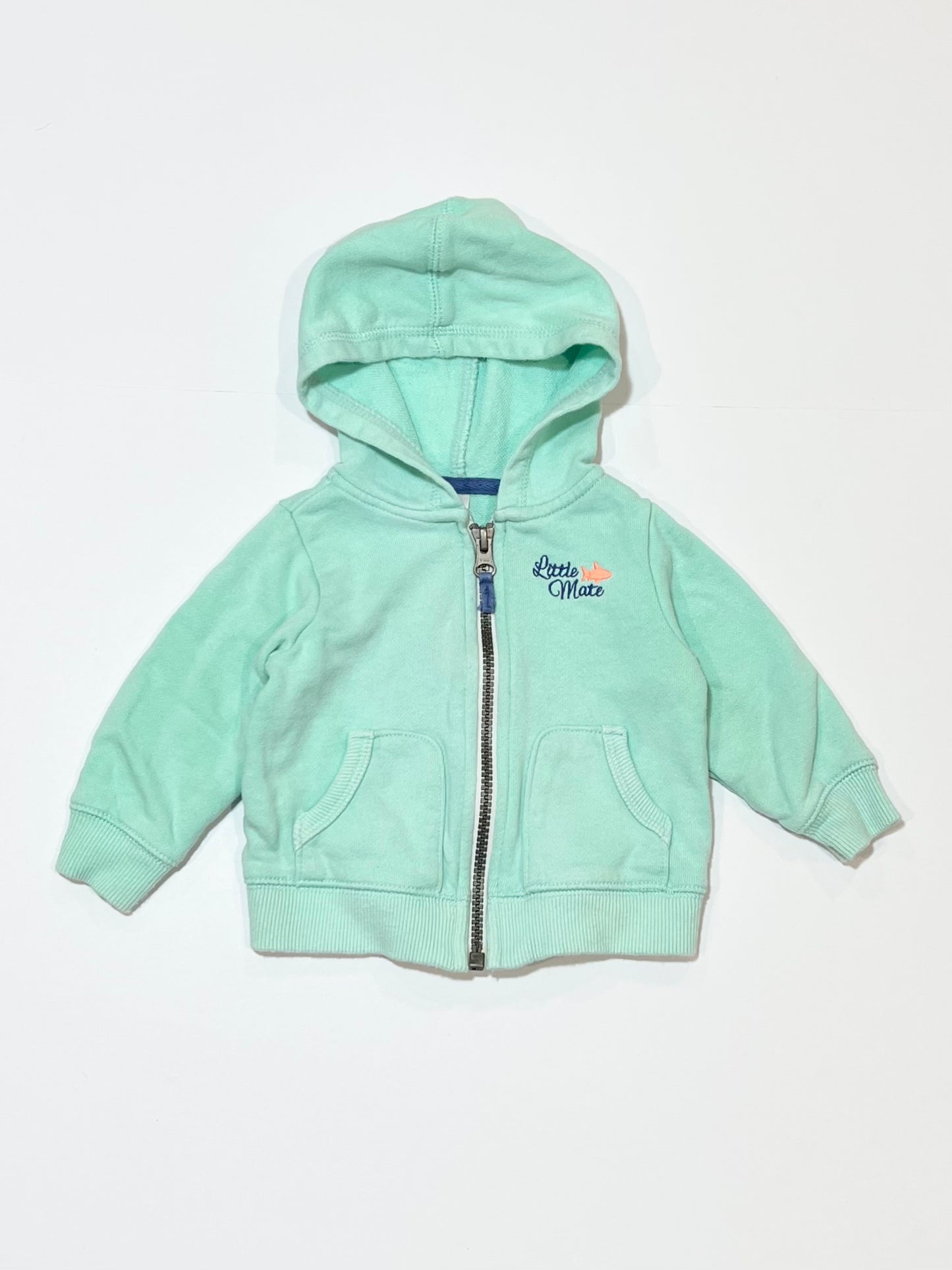 Green zip hoodie - Size 00