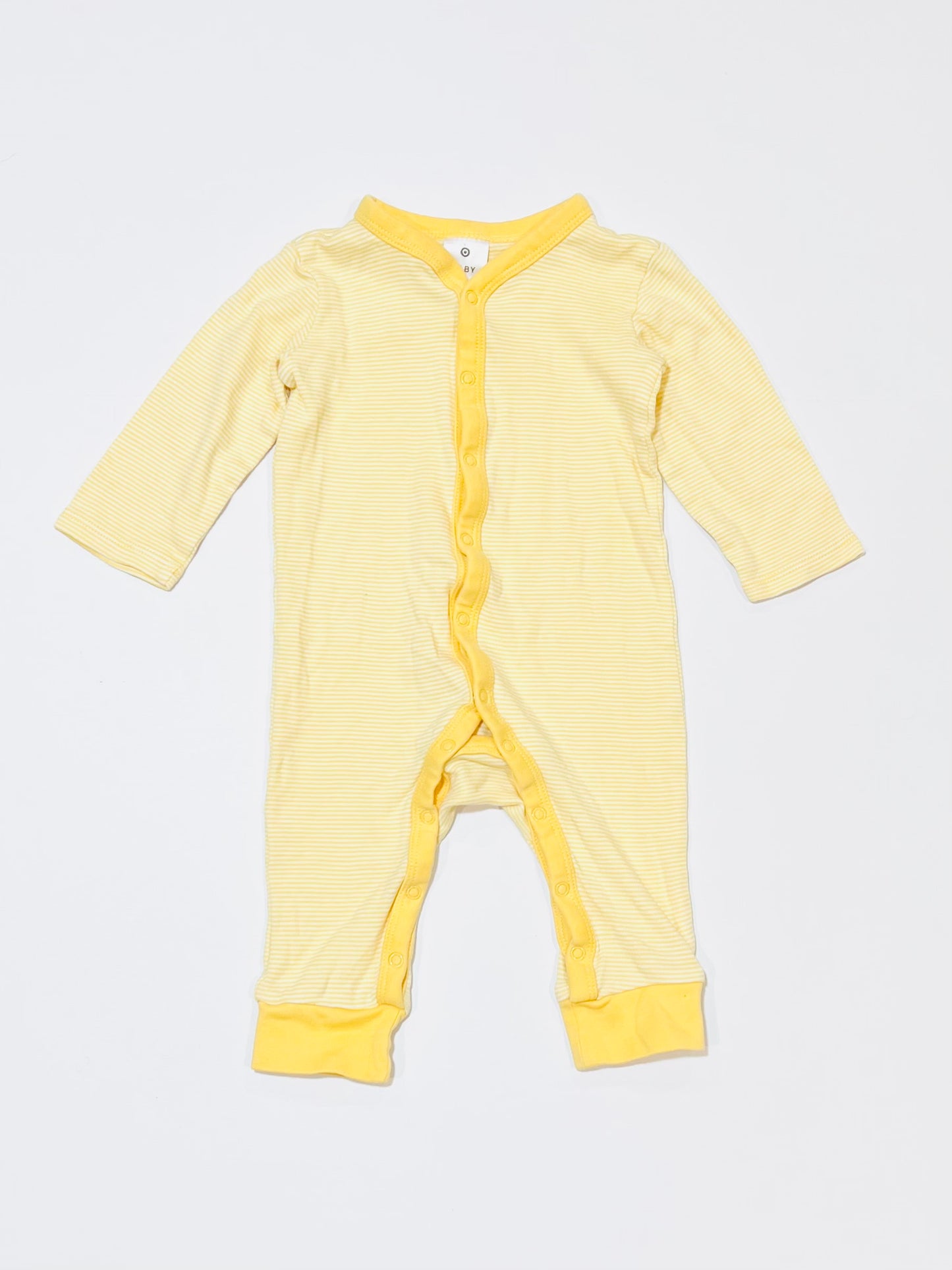 Striped yellow onesie - Size 00