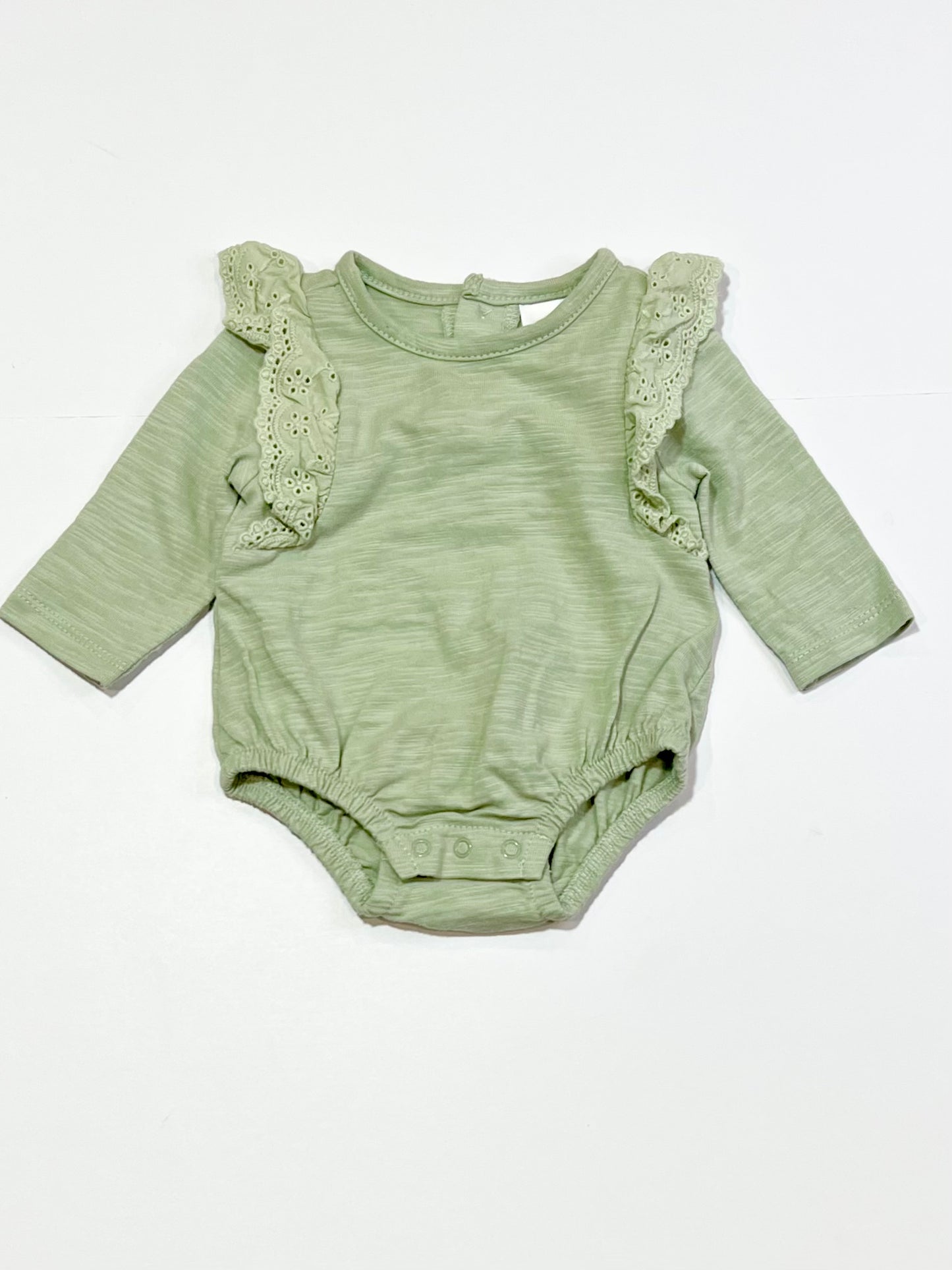 Green flutter bodysuit - Size 0000