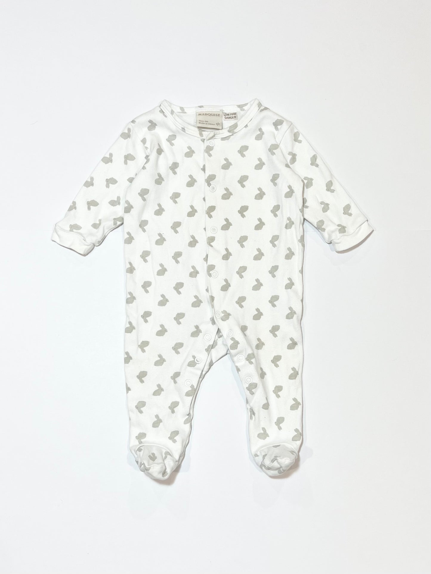 Grey bunny onesie - Size 00