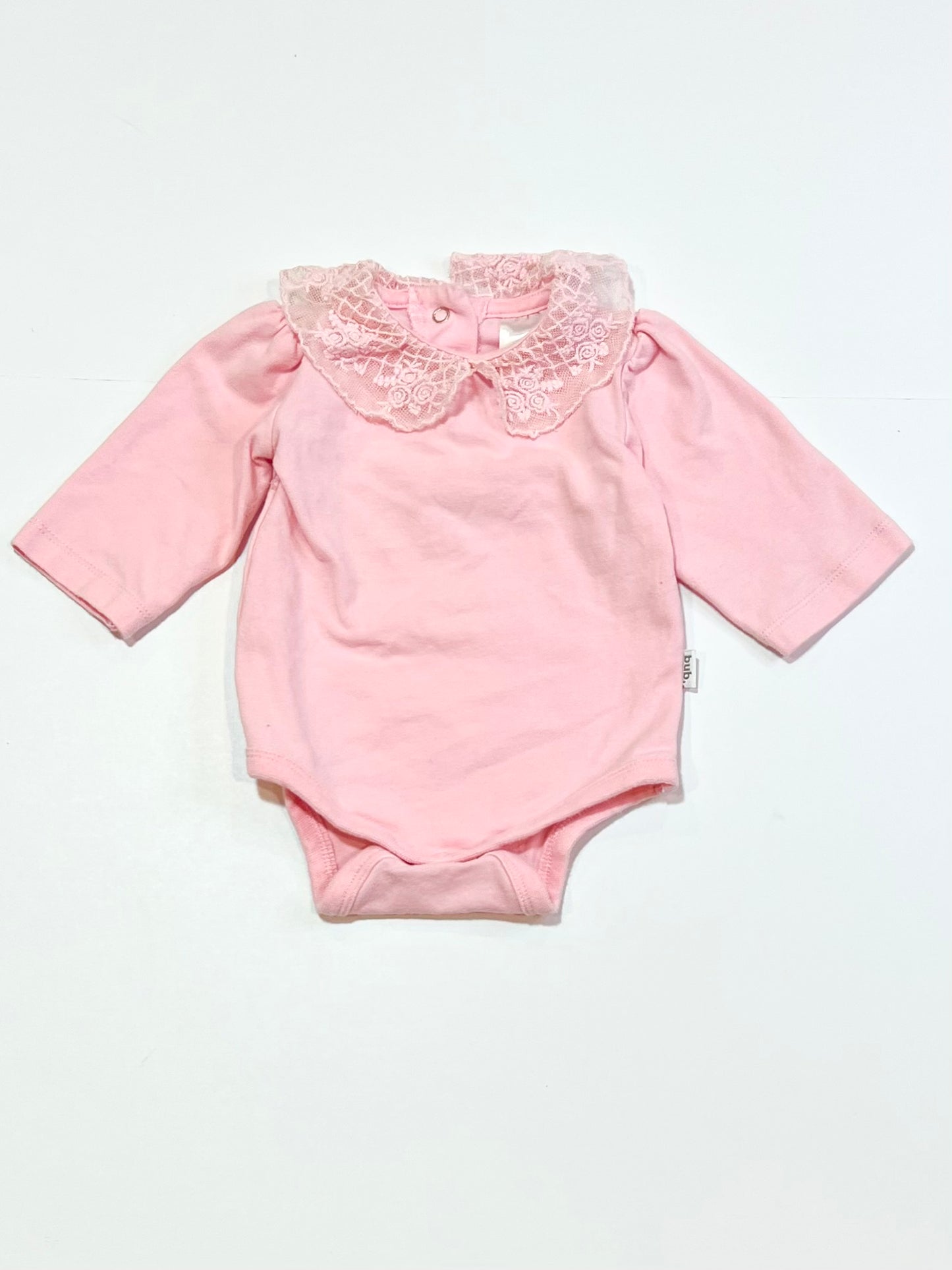Lace collar bodysuit - Size 0000