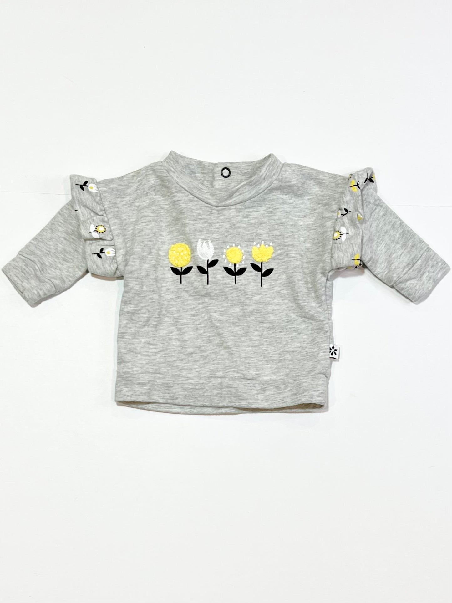 Grey flower sweater - Size 0000