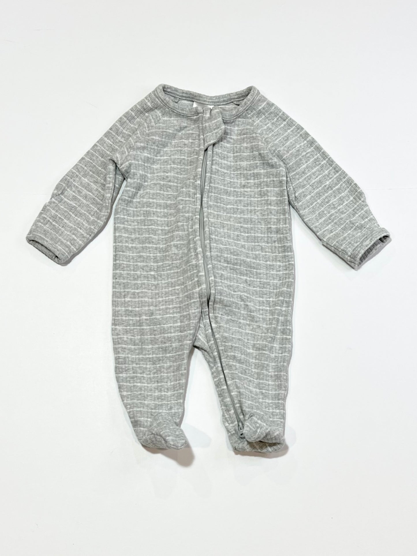 Ribbed zip onesie - Size 0000