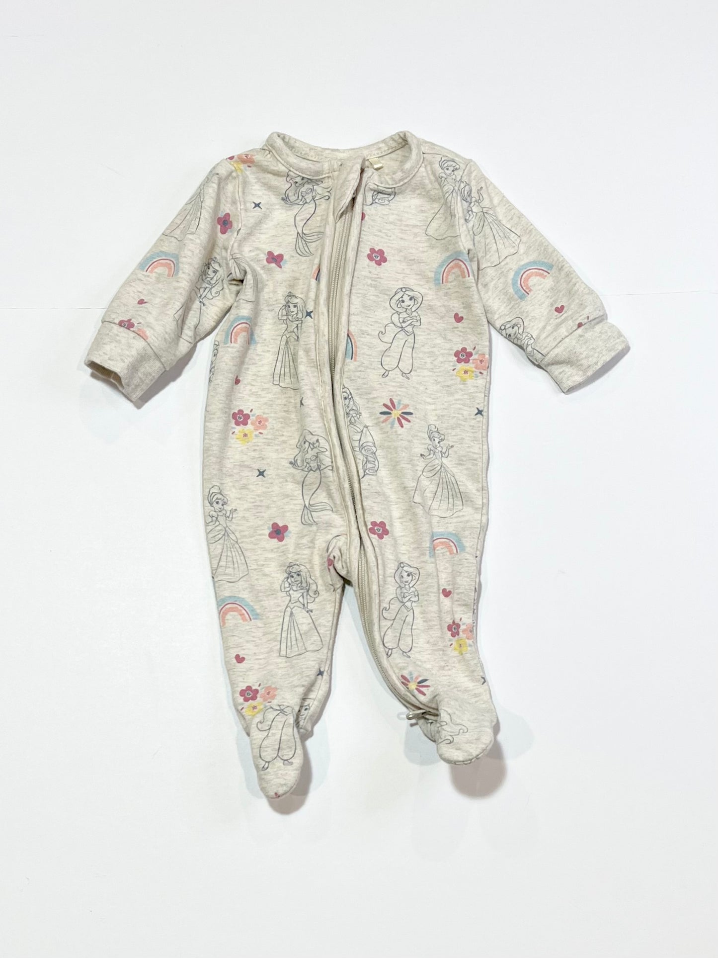 Princess zip onesie - Size 0000