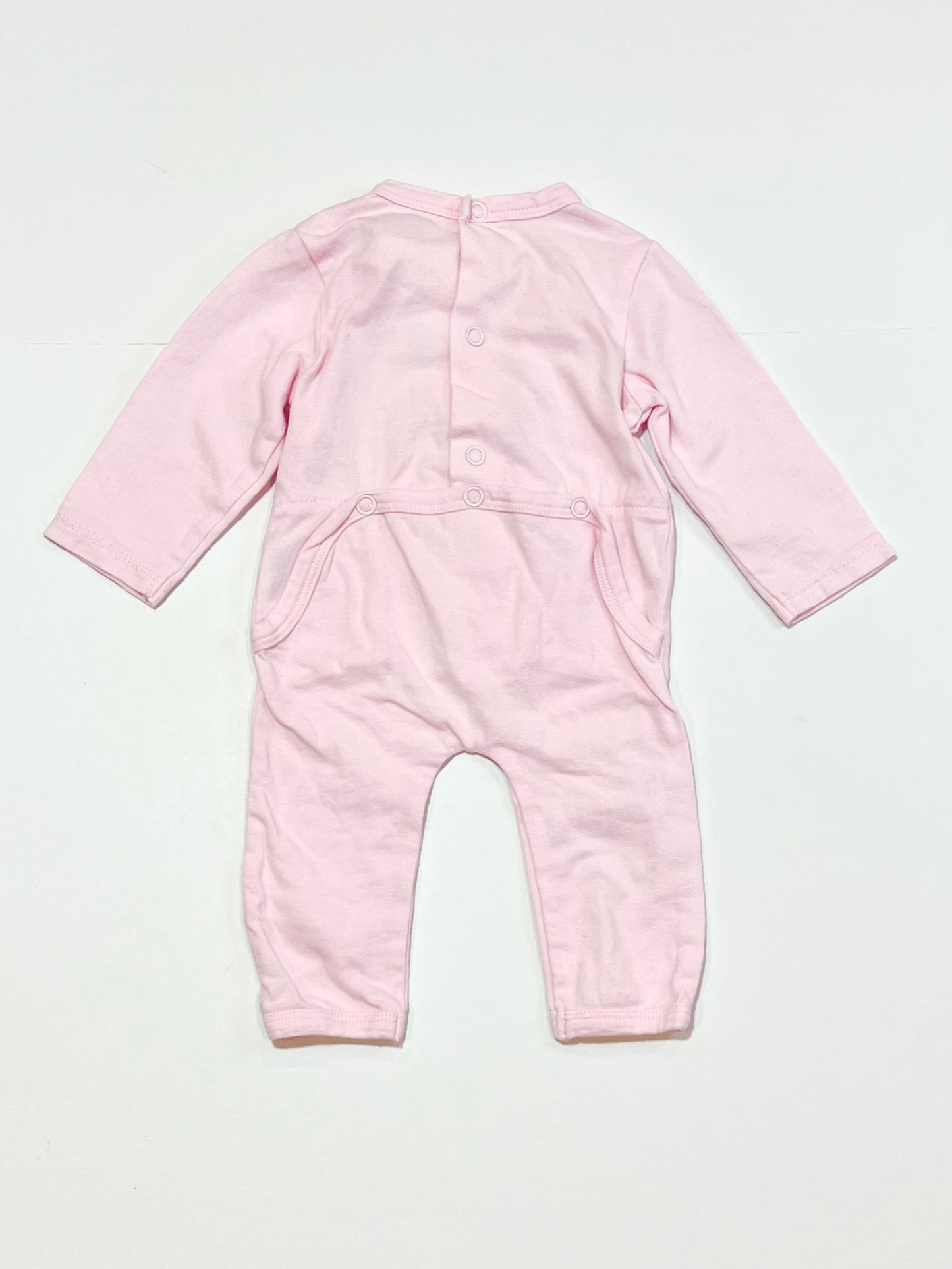 Pink puppy onesie - Size 0000