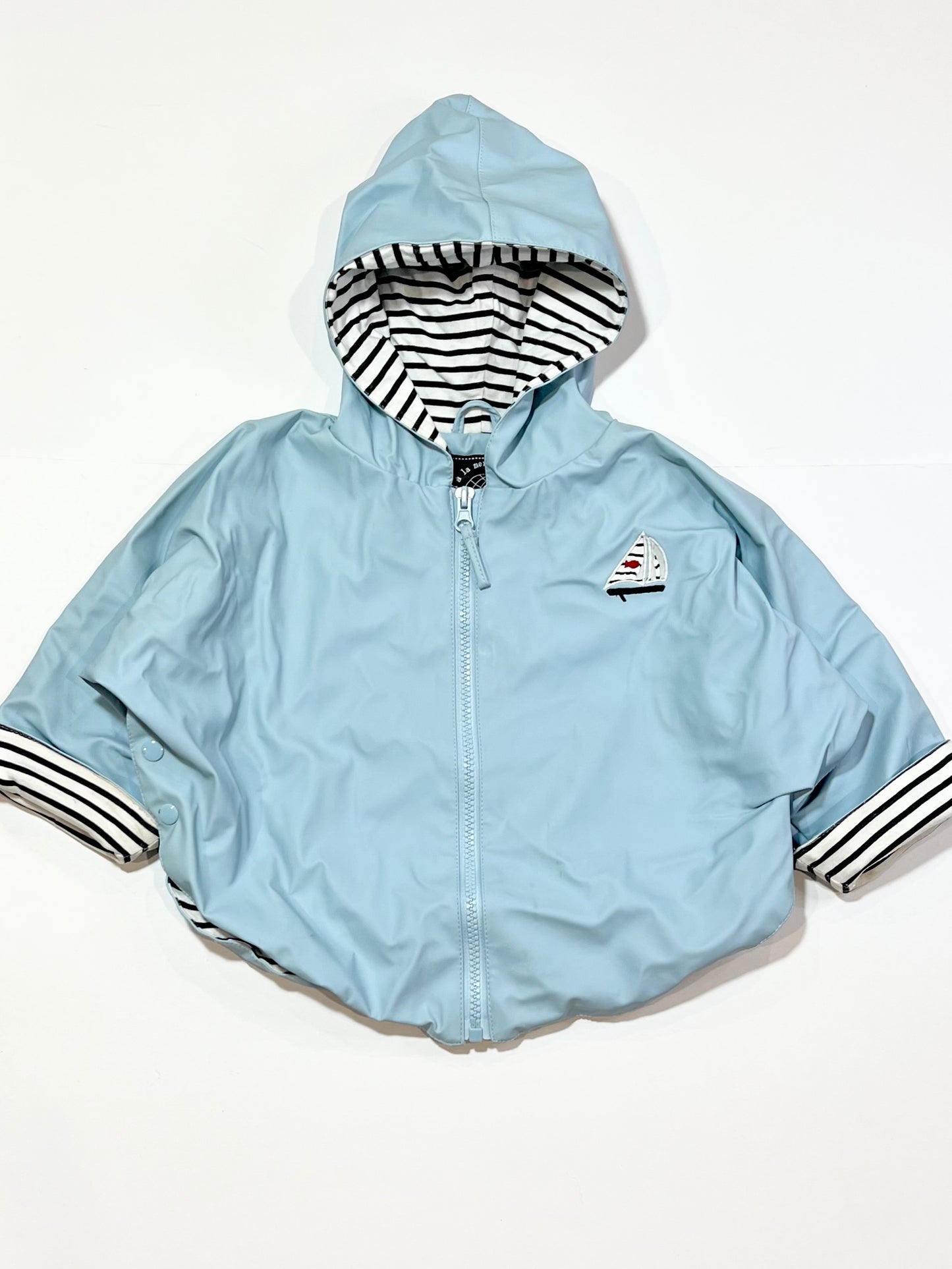 Blue rain cape - Size 12 months