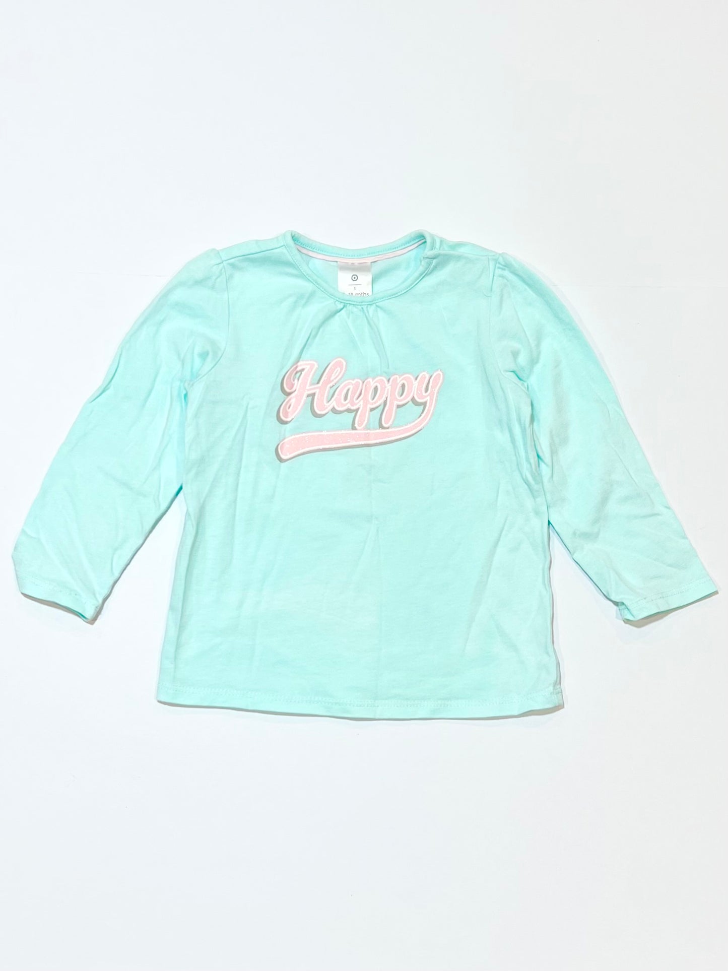 Green glitter top - Size 1