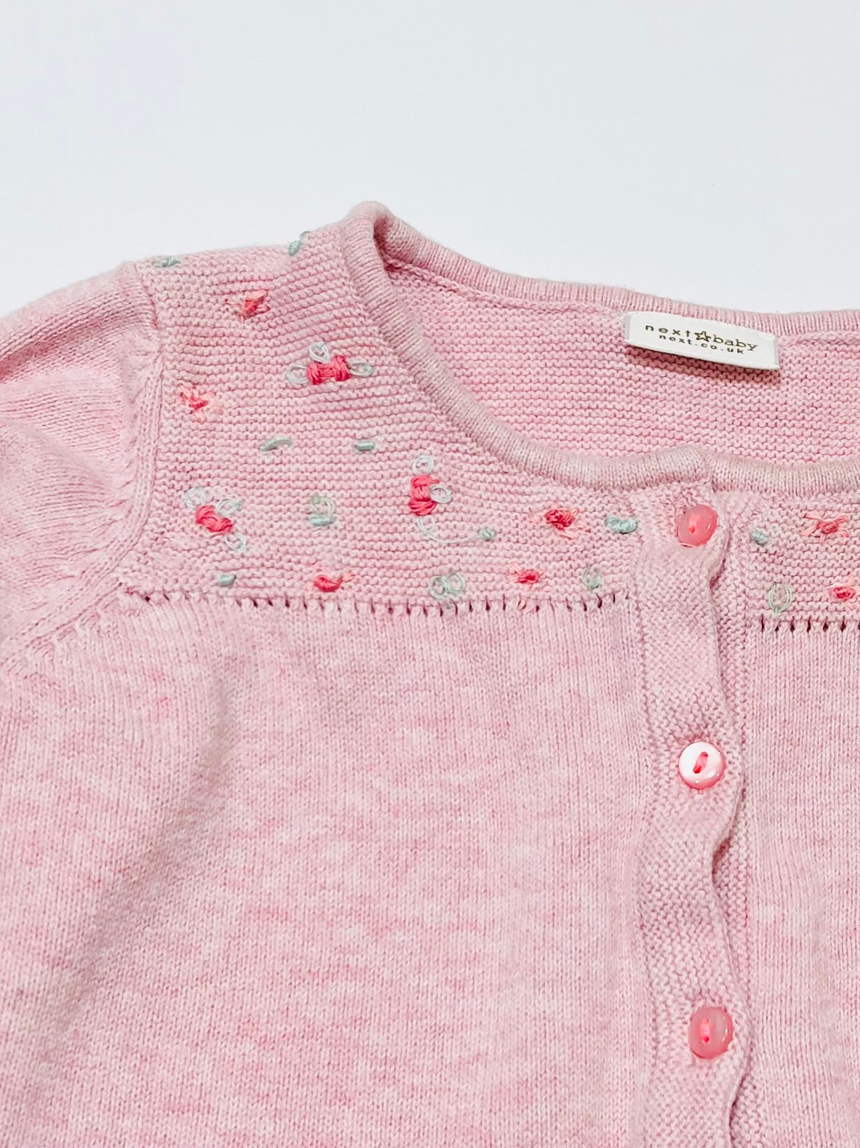 Pink cropped cardigan - Size 1