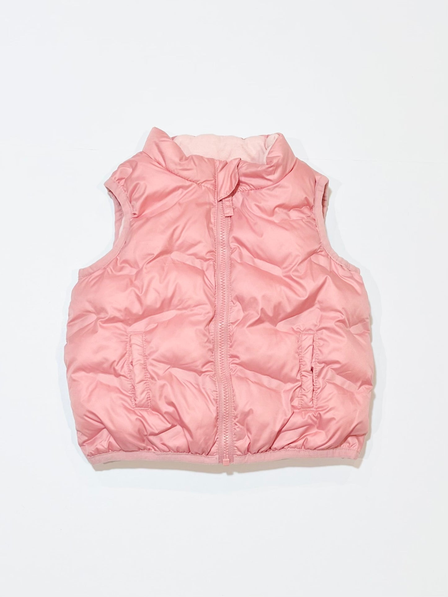 Pink puffer vest - Size 1