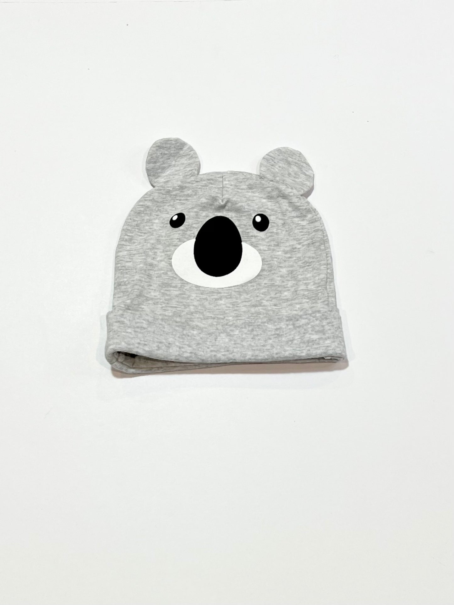 Grey koala beanie - Size 0-6 months