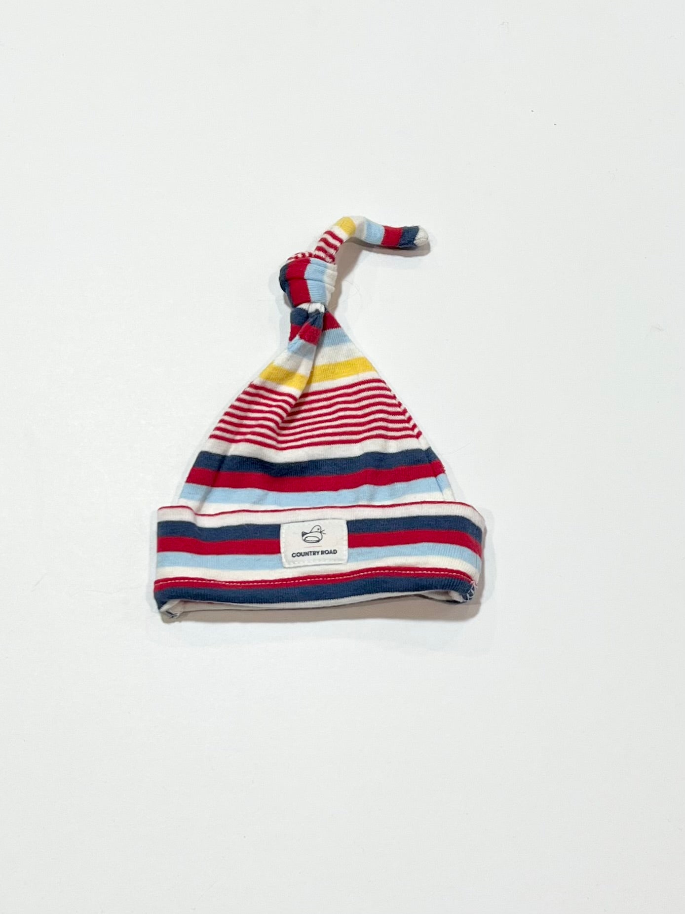 Striped knot beanie - One size