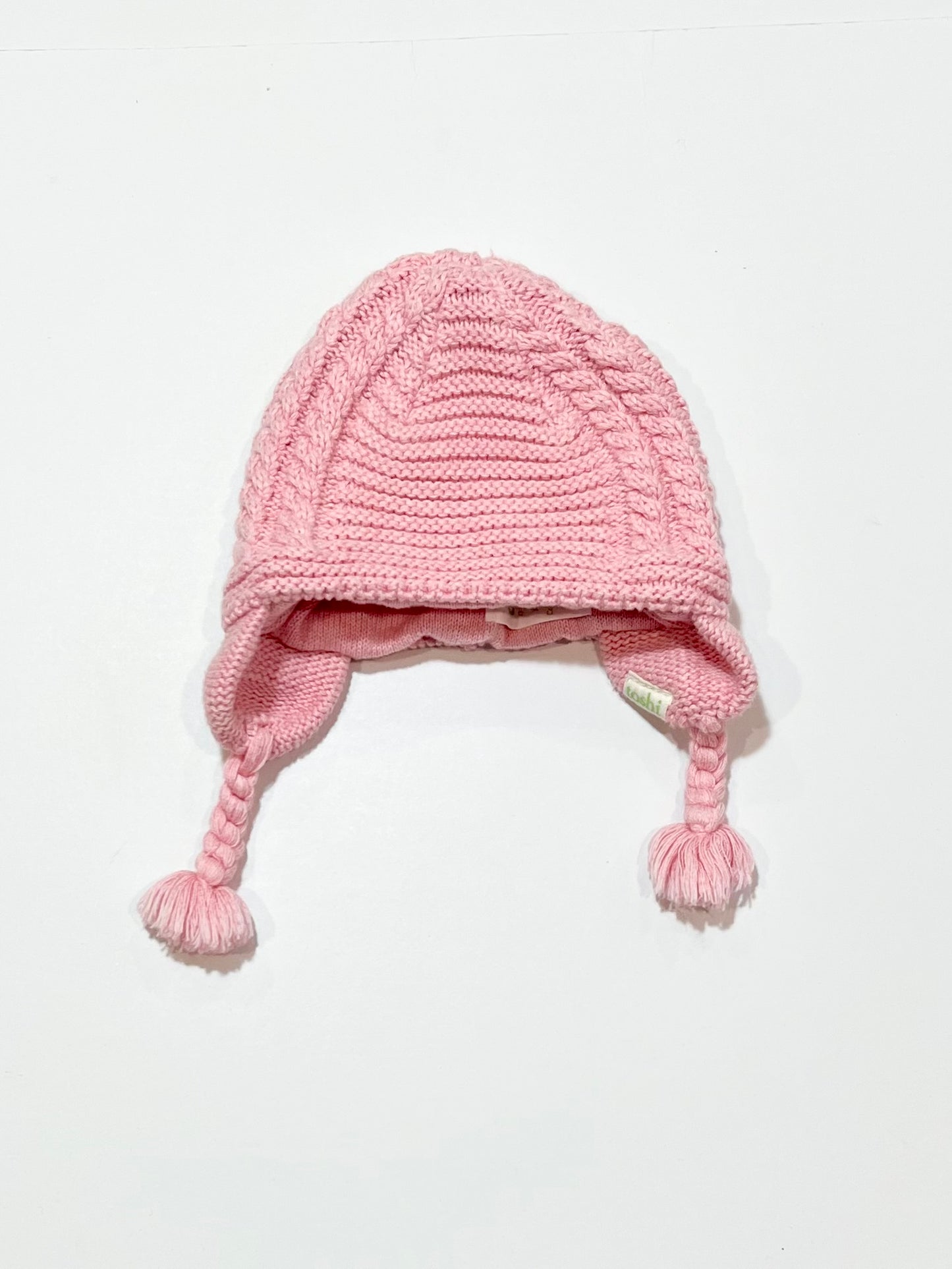 Pink beanie - Size 0-8 months