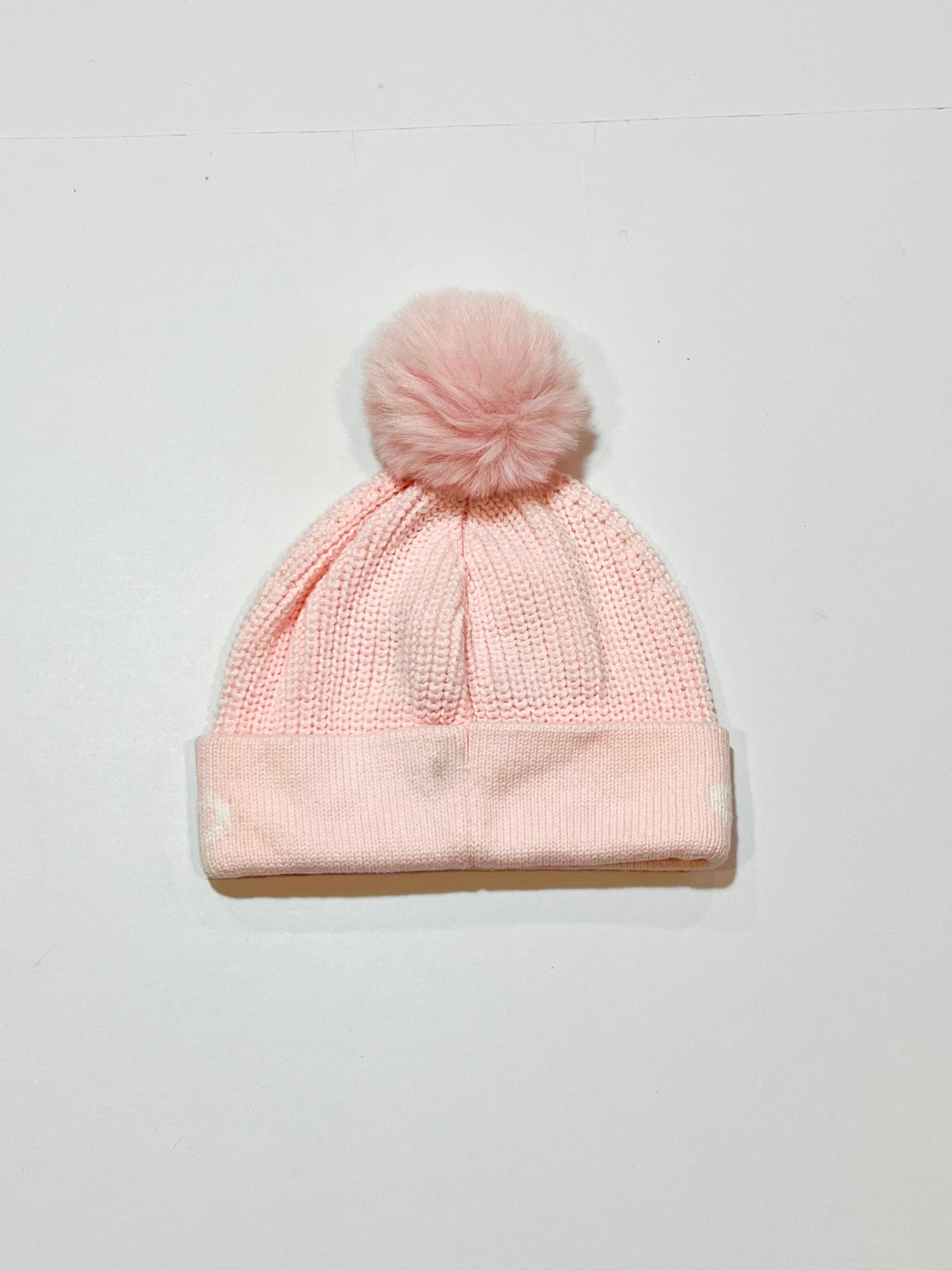 Pink pompom beanie - One size