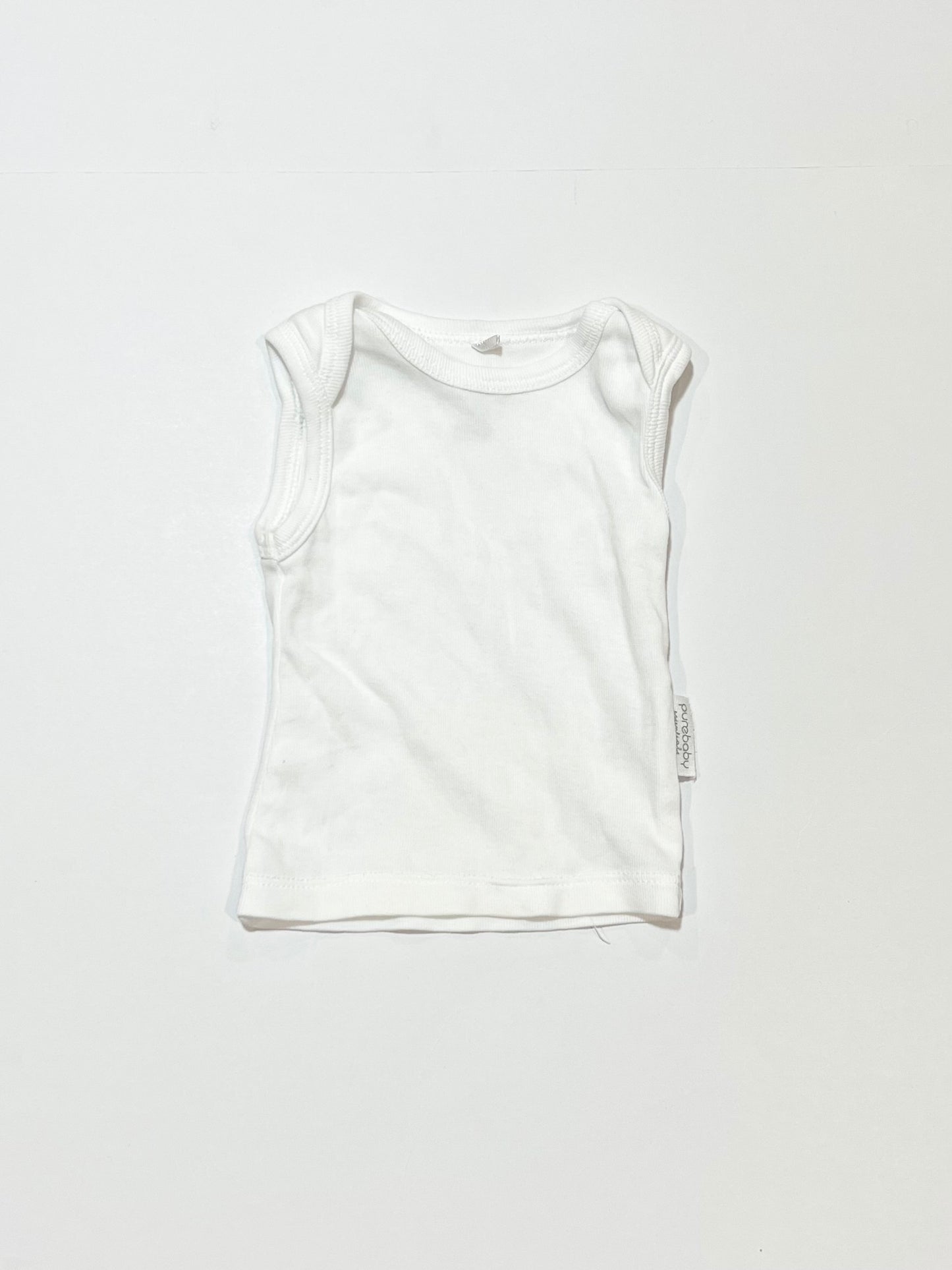 White singlet - Size 00000