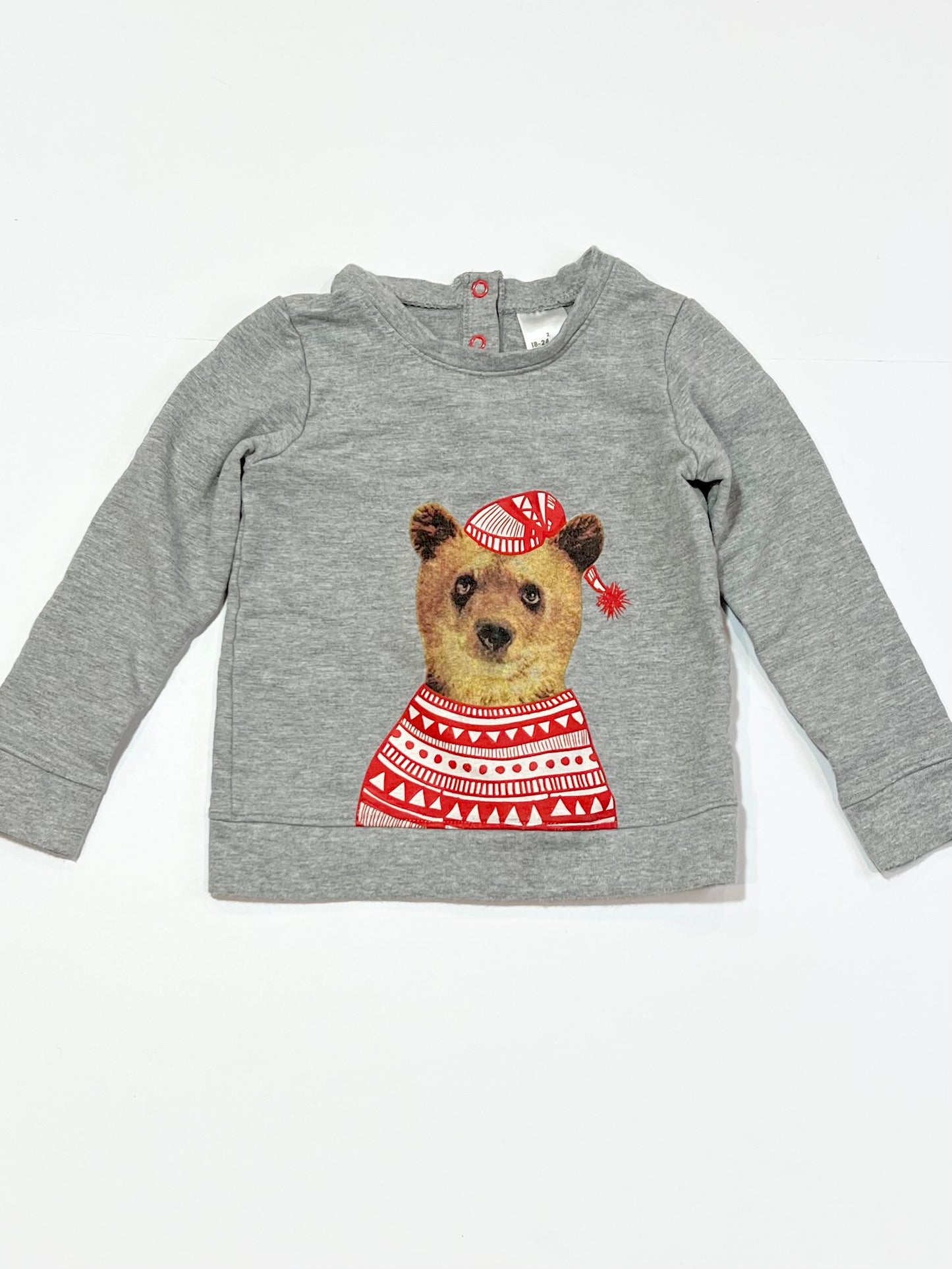 Grey bear sweater - Size 2