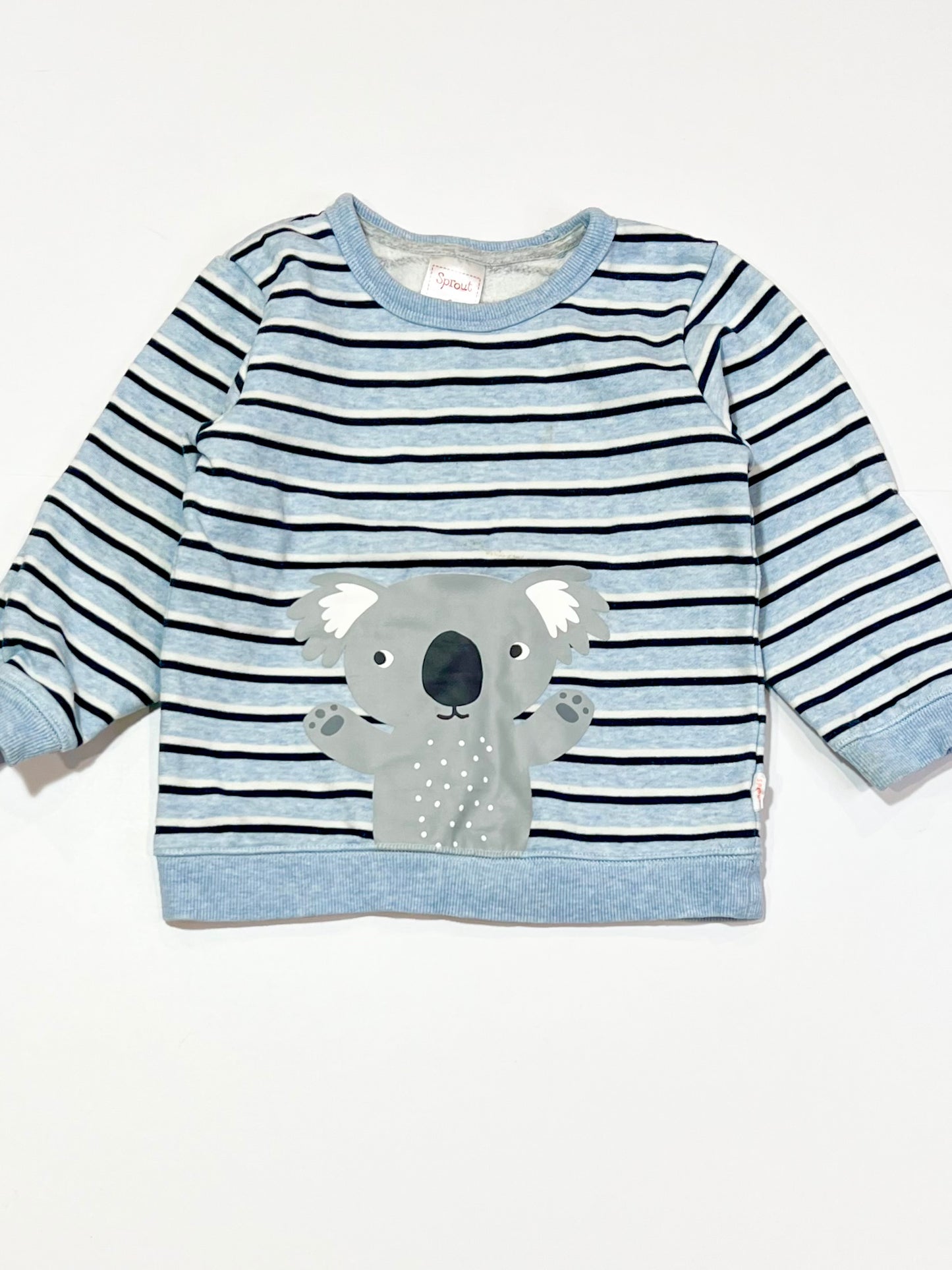 Striped koala sweater - Size 2