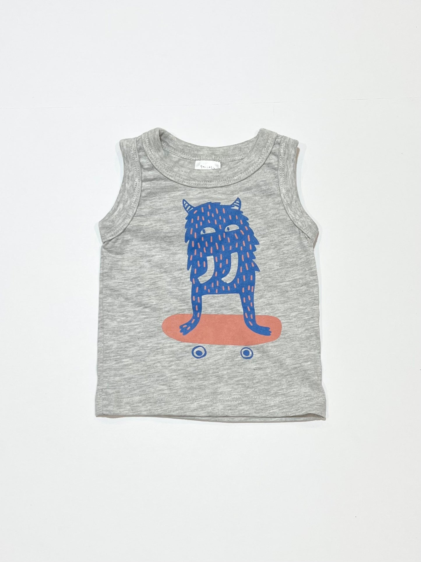 Grey monster tank - Size 0000