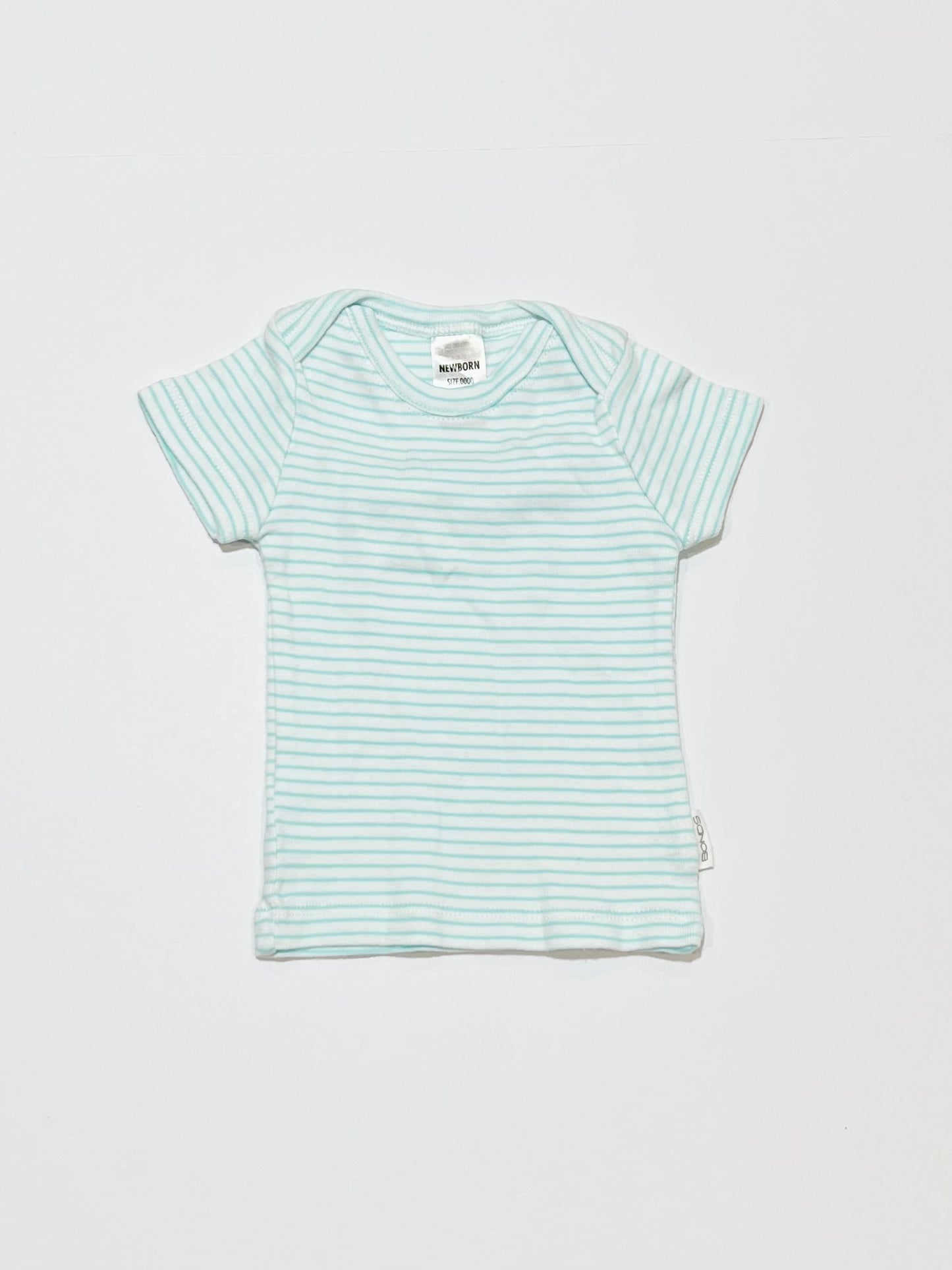 Green striped tee - Size 0000