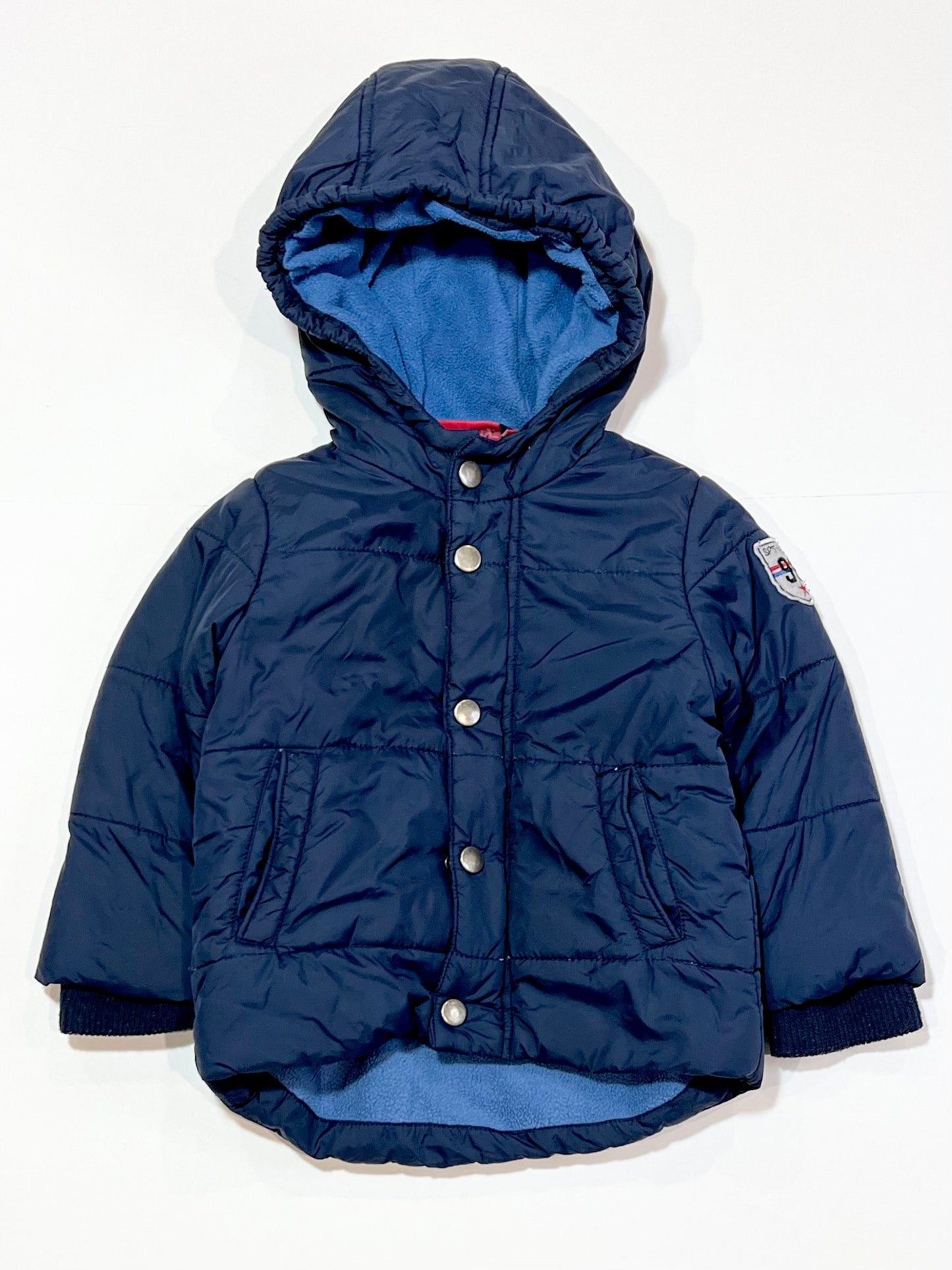 Navy puffer jacket - Size 2