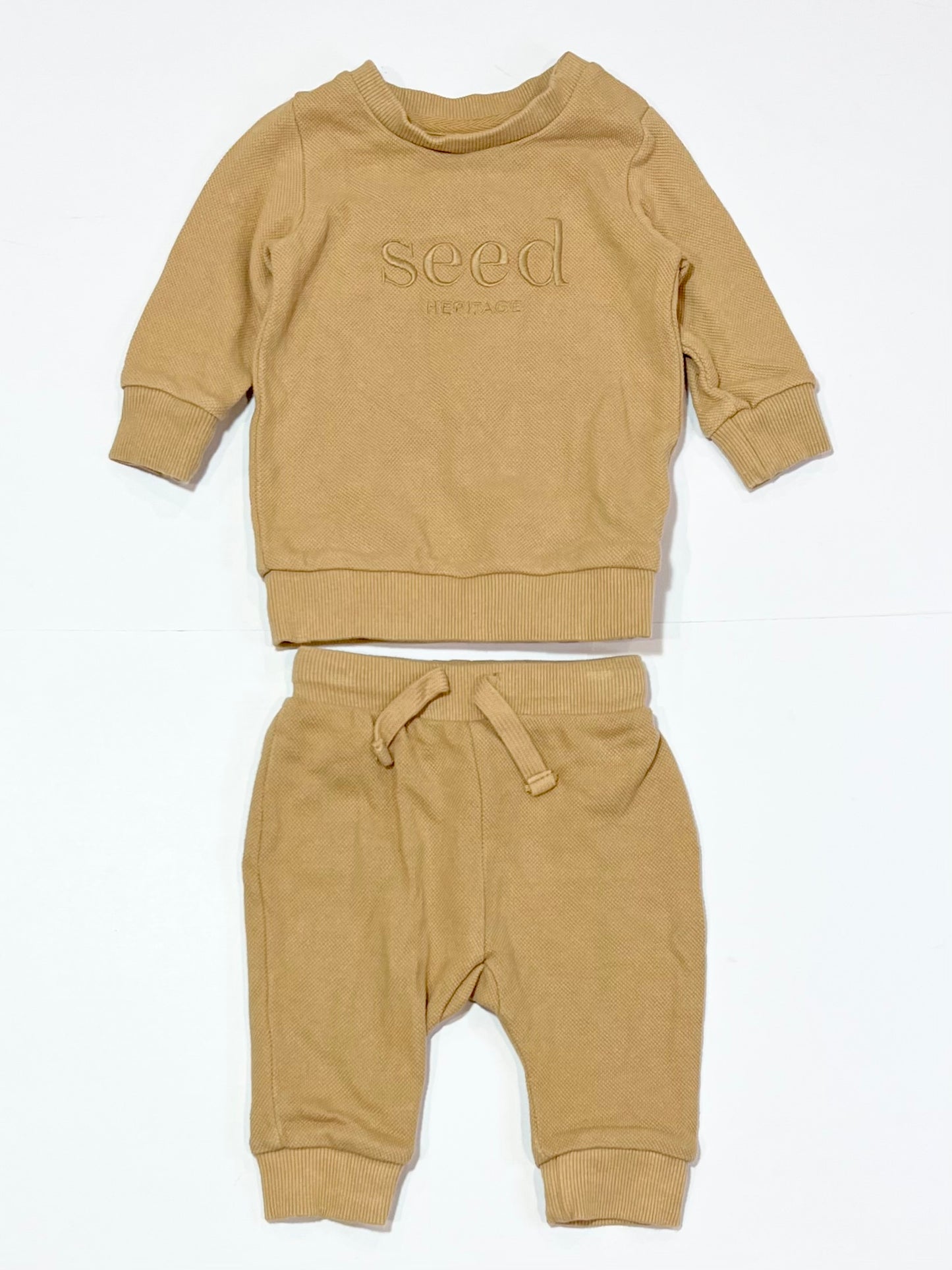 Brown waffle set - Size 000