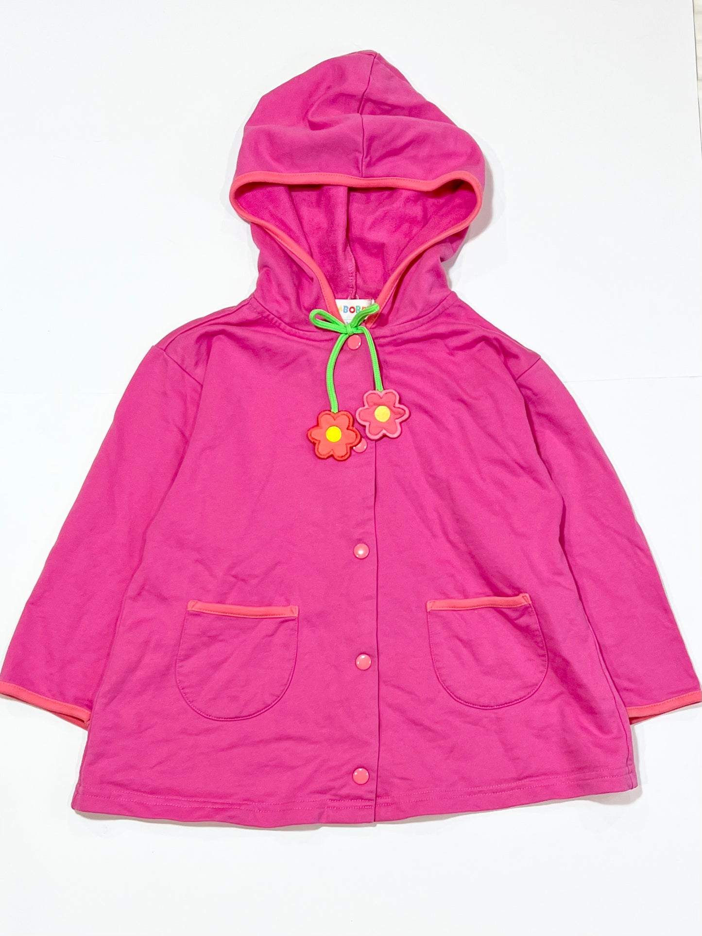 Pink jersey jacket - Size 4-5