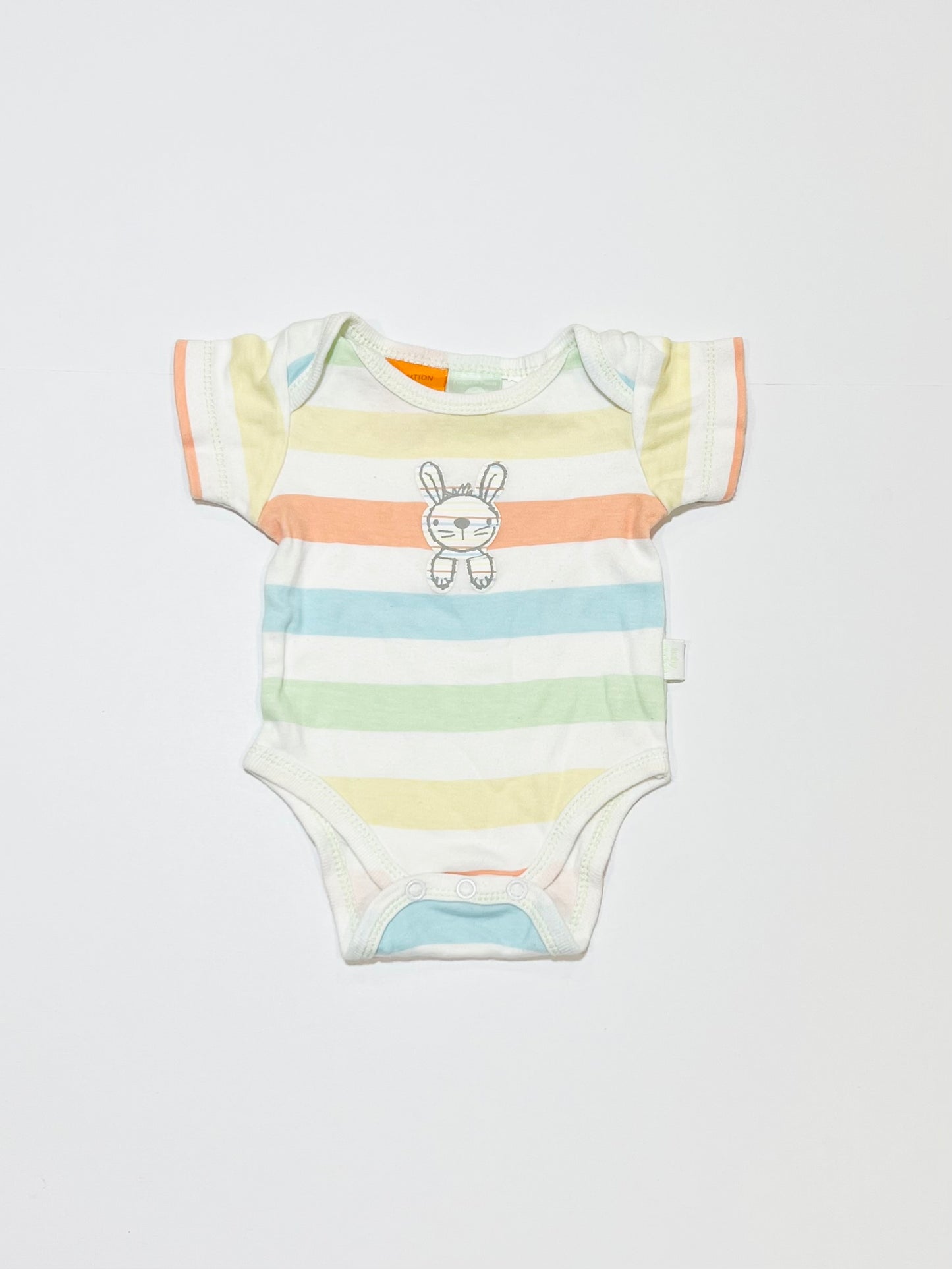 Striped bunny bodysuit - Size 0000