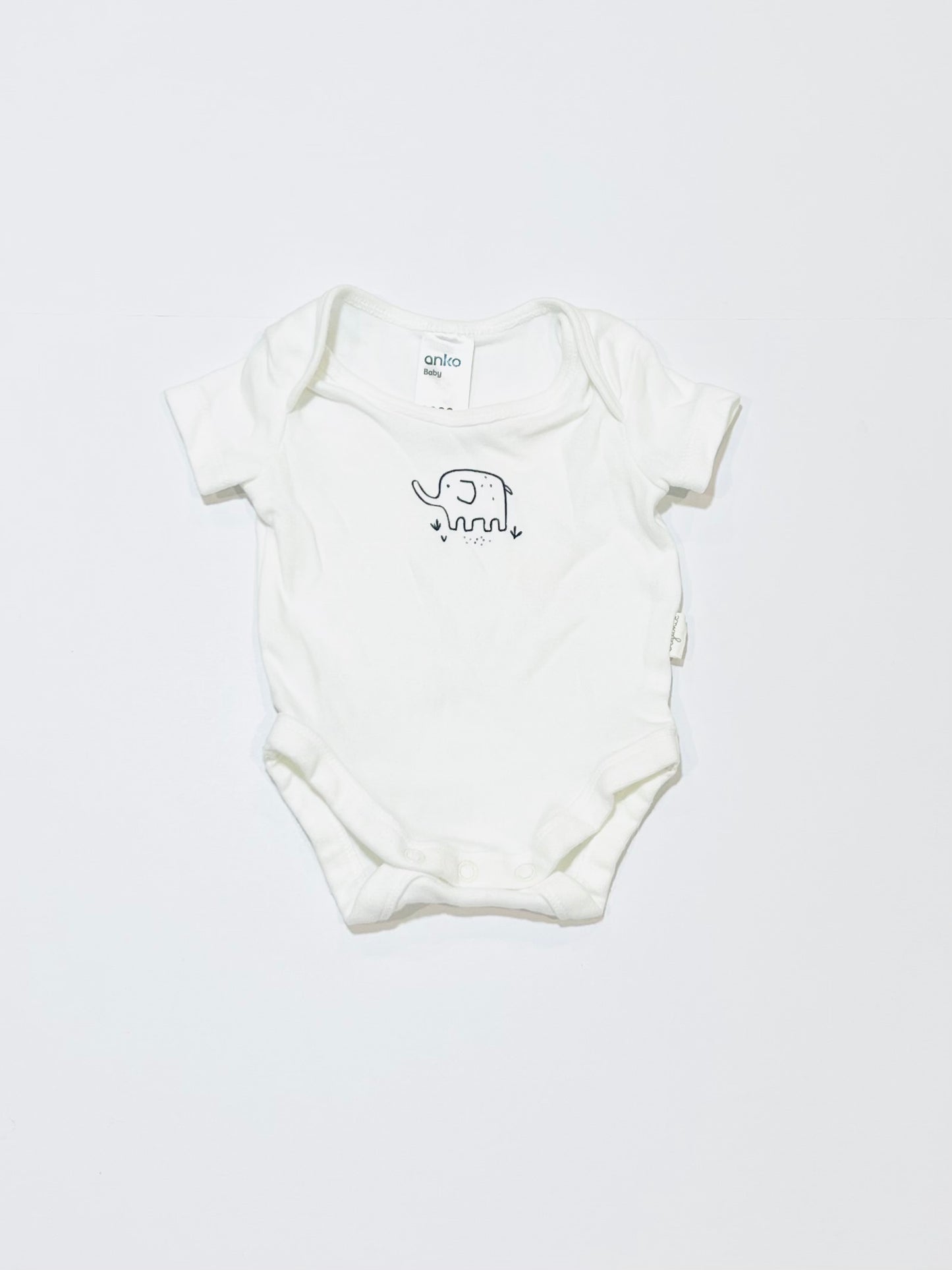 White elephant bodysuit - Size 0000