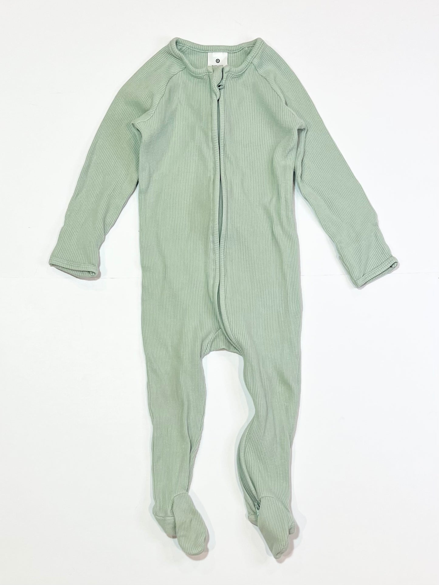 Waffle zip onesie - Size 1