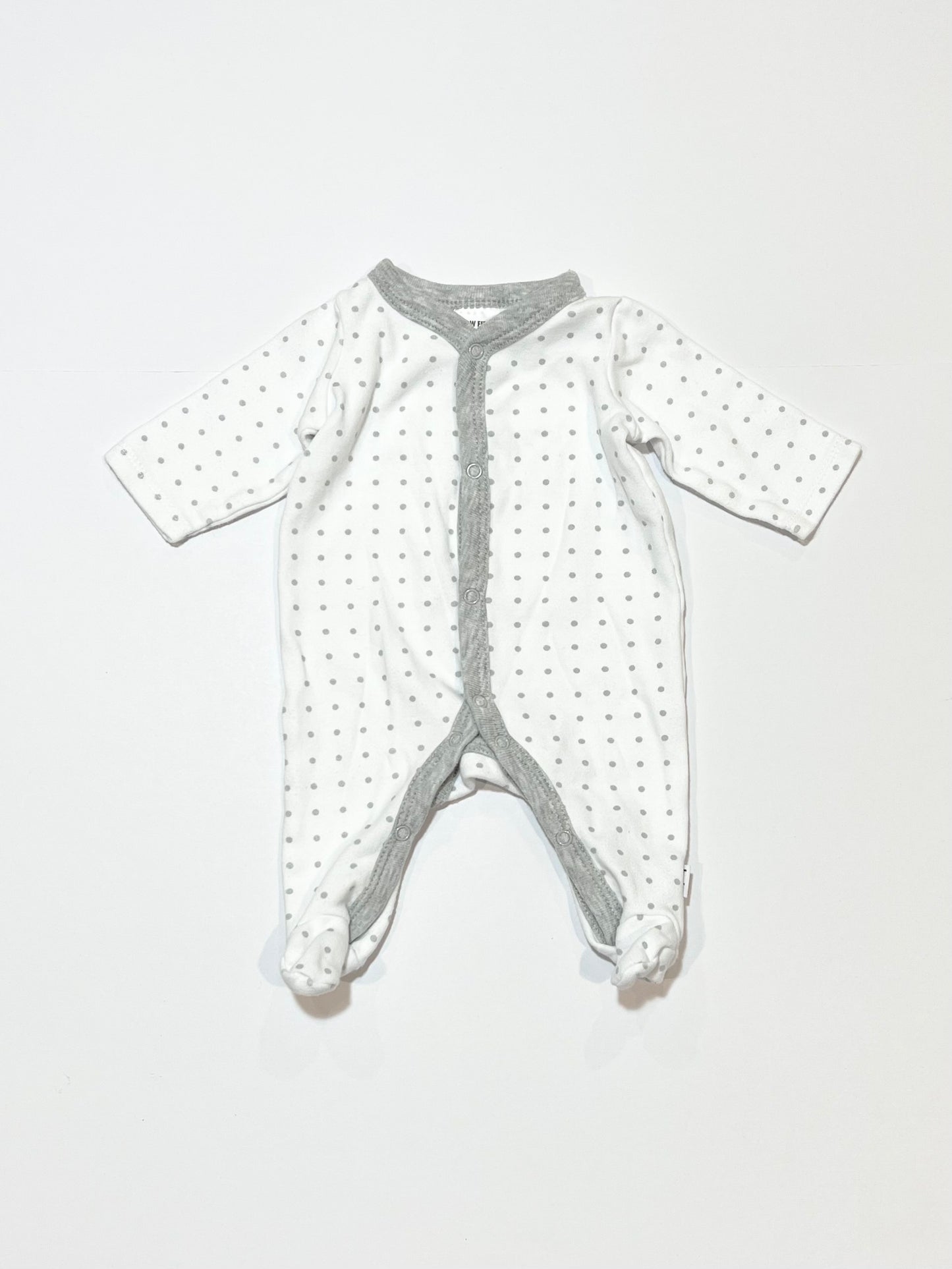 Grey spot onesie - Size 0000