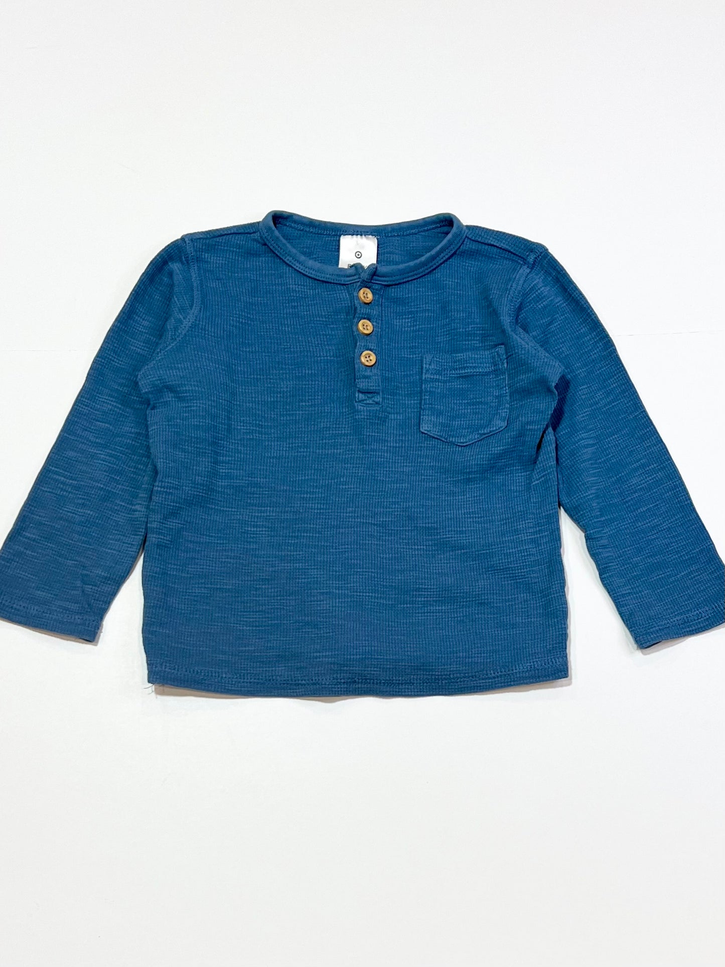 Waffle henley top - Size 1
