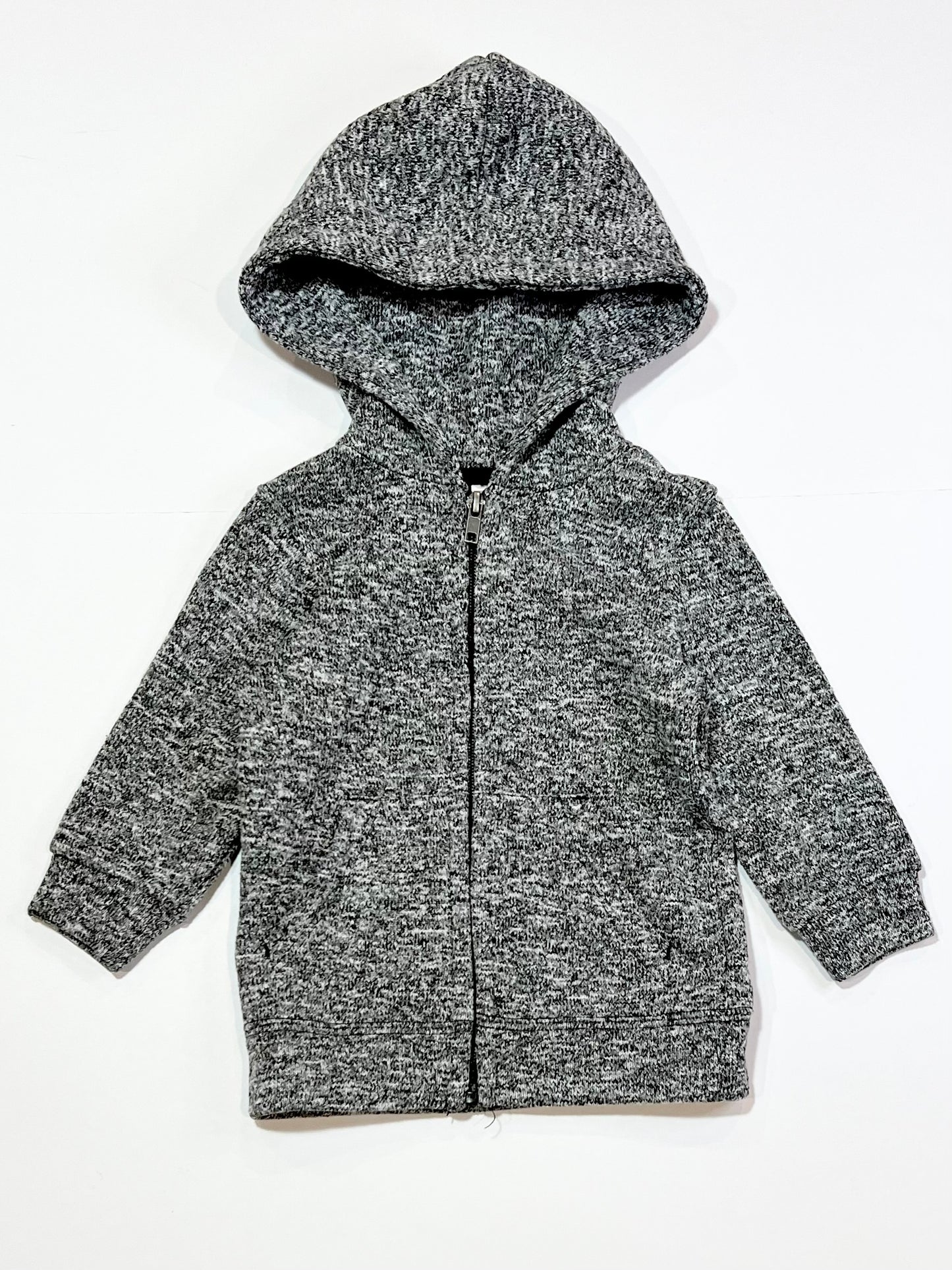 Grey zip hoodie - Size 1