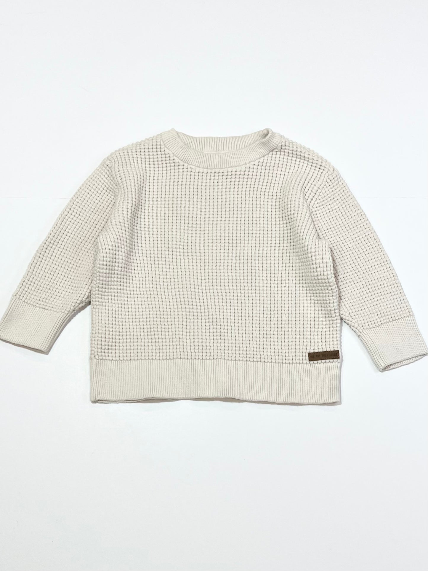 Waffle sweater - Size 1