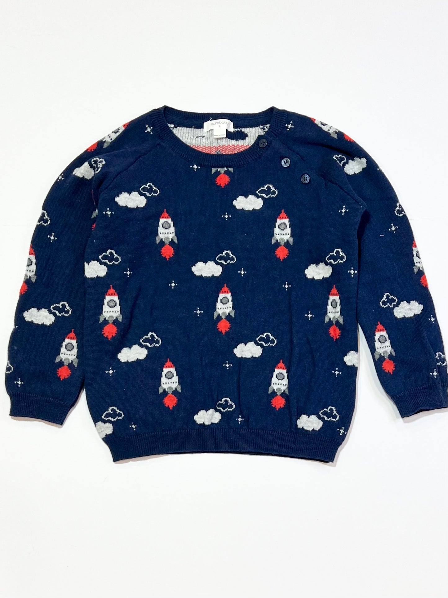 Rockets knit jumper - Size 4