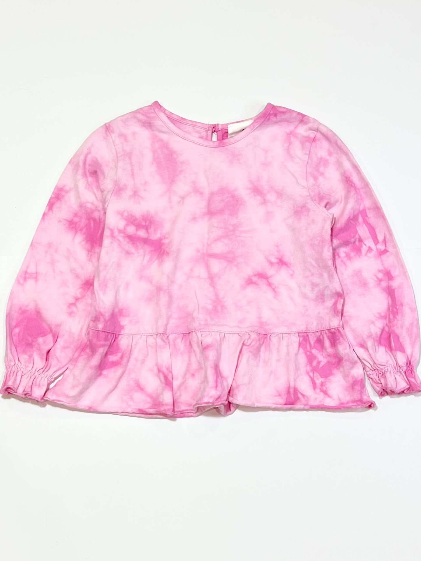 Tie-dye peplum top - Size 4