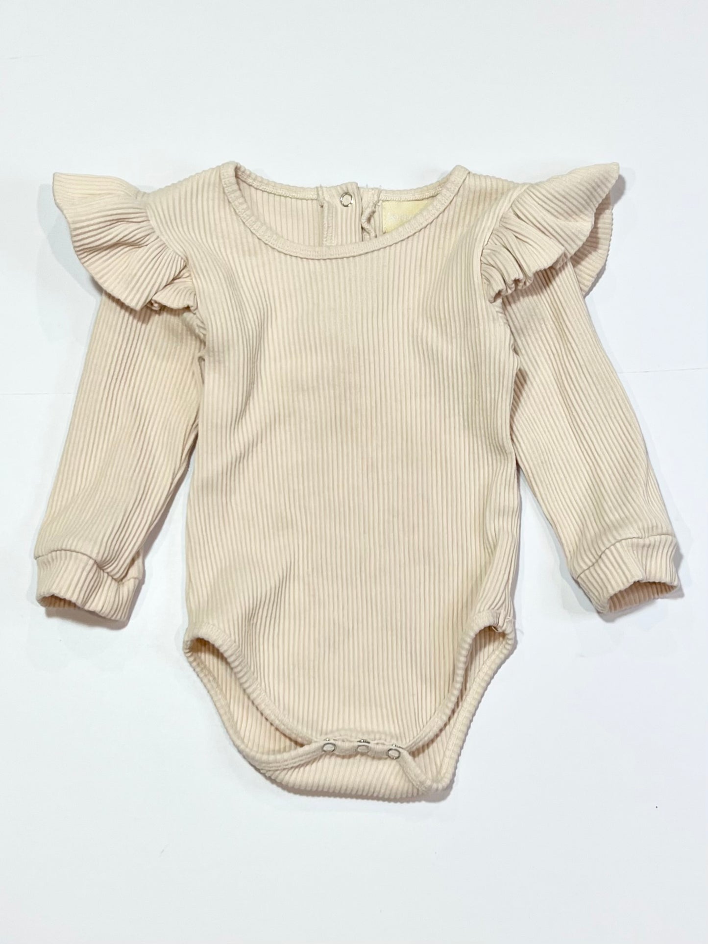 Ribbed flutter bodysuit - Size 2