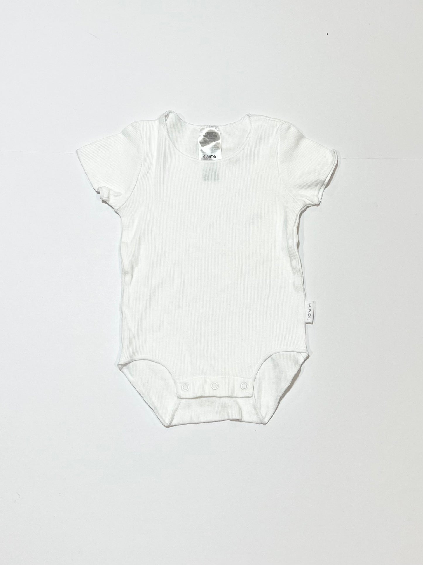 White ribbed bodysuit - Size 000